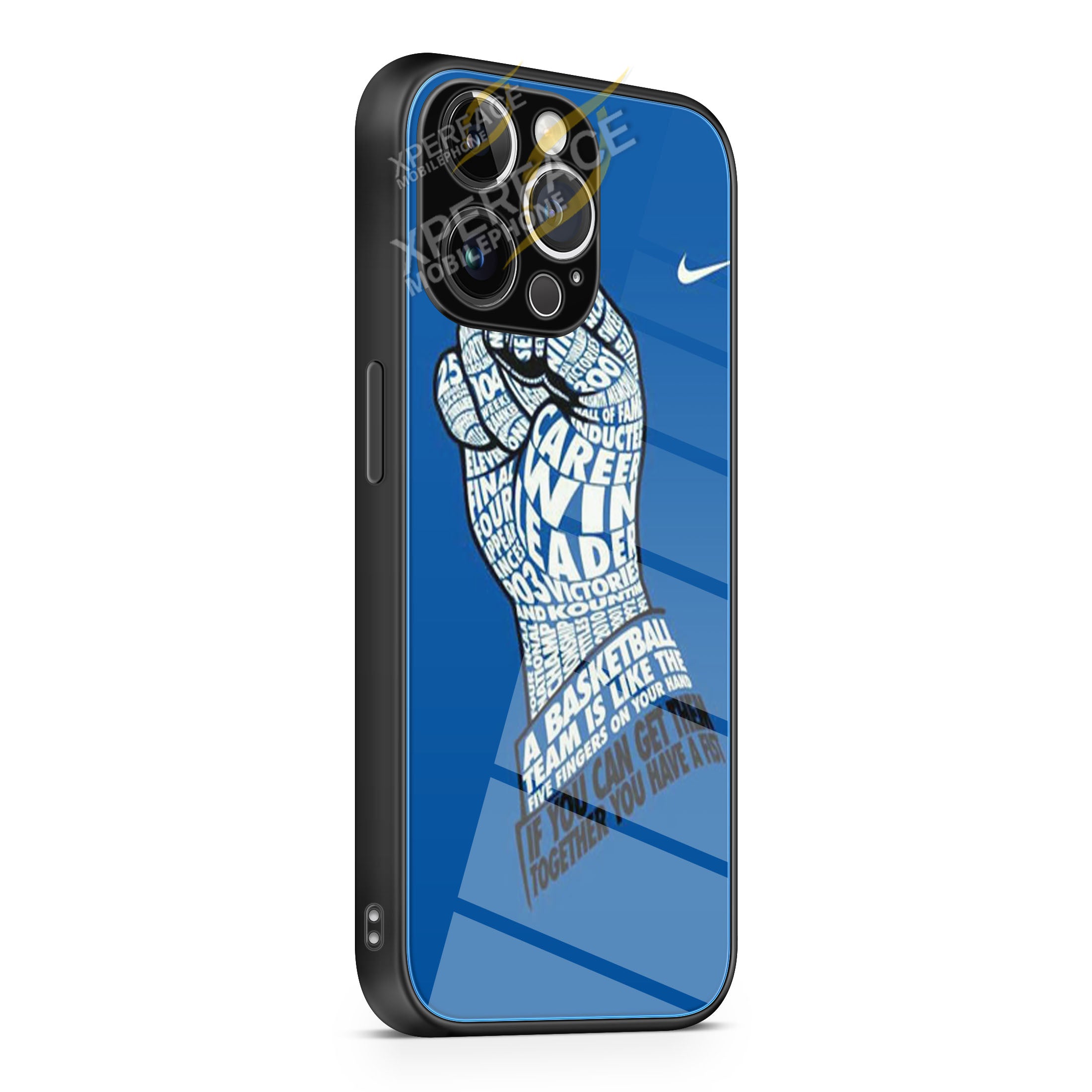 Duke Blue Devils Hand iPhone 15 | iPhone 15 Plus | iPhone 15 Pro | iPhone 15 Pro Max Glass Case cover