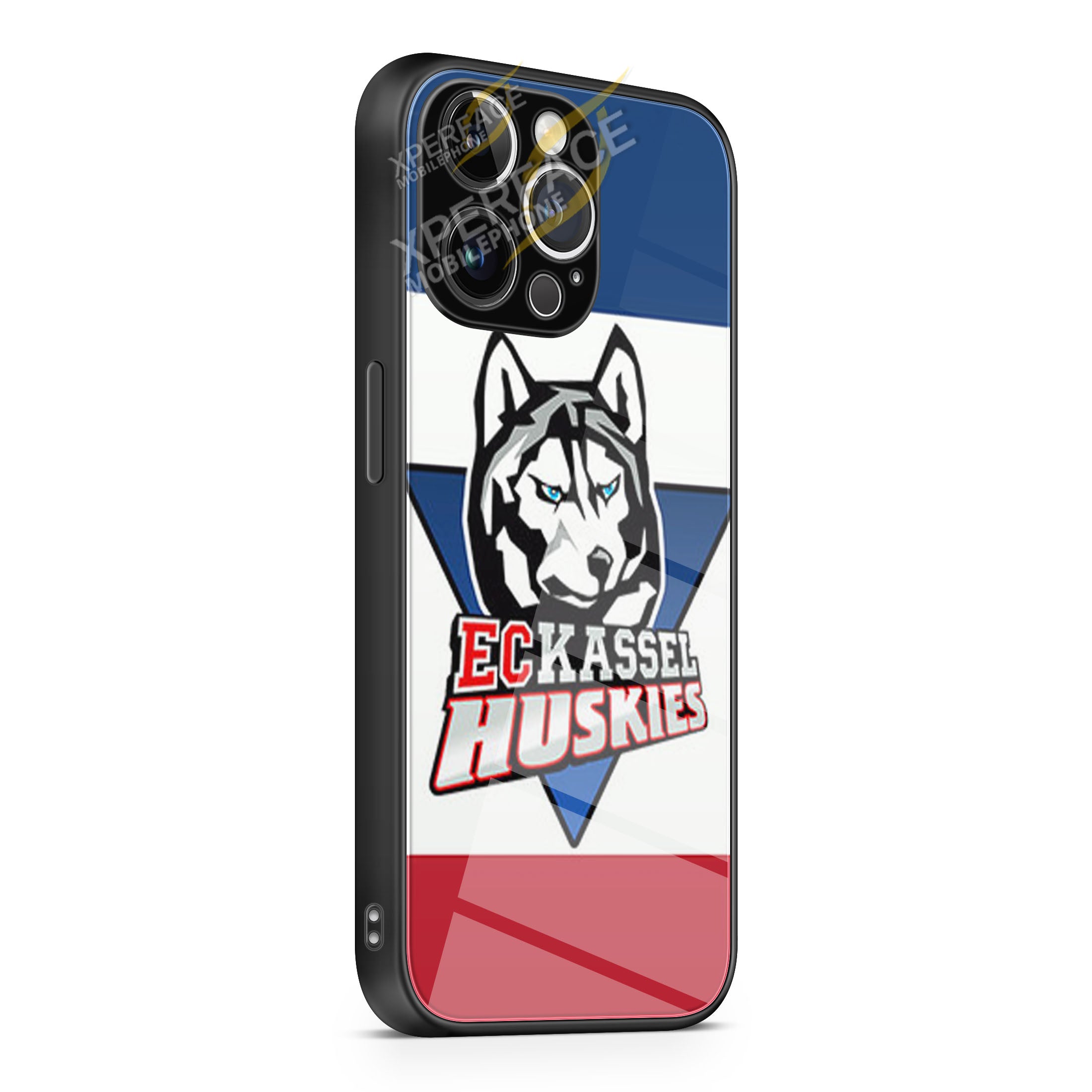 EC KASSEL HUSKIES iPhone 15 | iPhone 15 Plus | iPhone 15 Pro | iPhone 15 Pro Max Glass Case cover