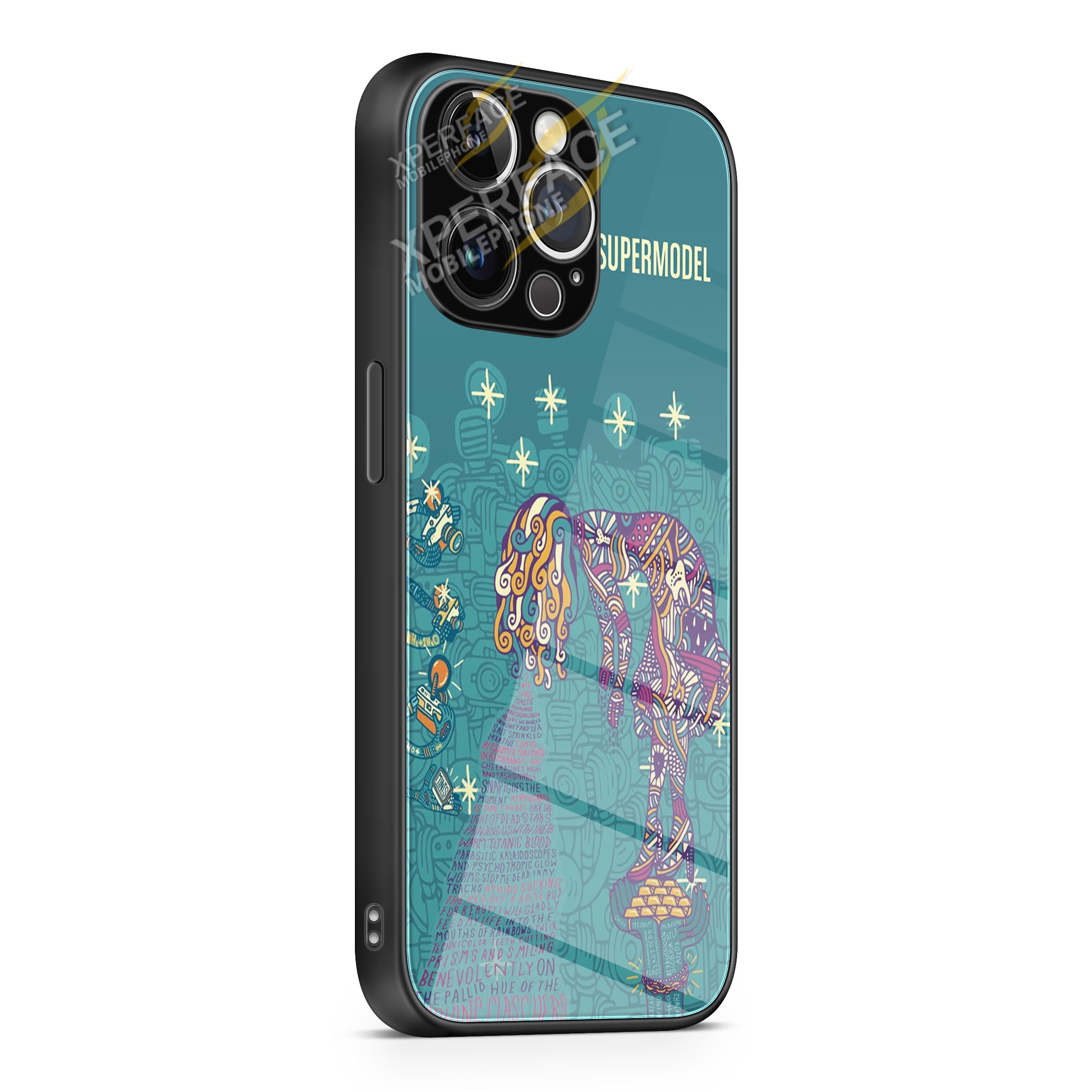 Foster the People Supermodel iPhone 15 | iPhone 15 Plus | iPhone 15 Pro | iPhone 15 Pro Max Glass Case cover