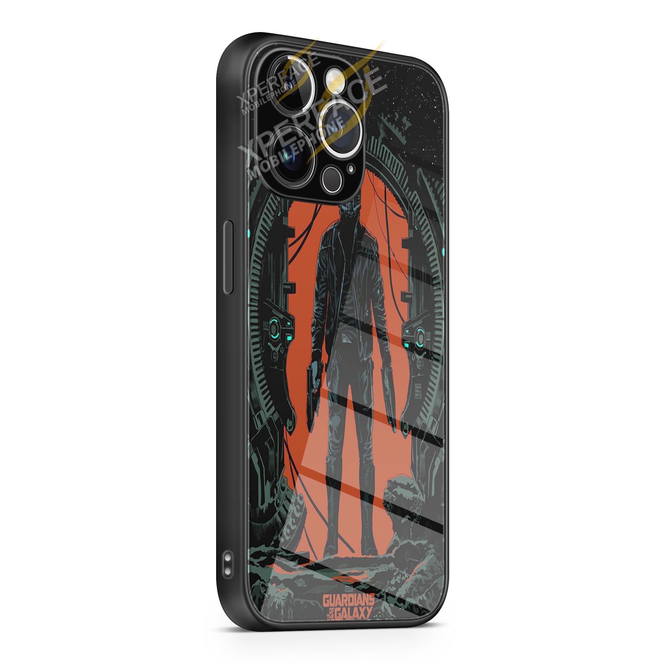 guardians of the galaxy ant iPhone 15 | iPhone 15 Plus | iPhone 15 Pro | iPhone 15 Pro Max Glass Case cover