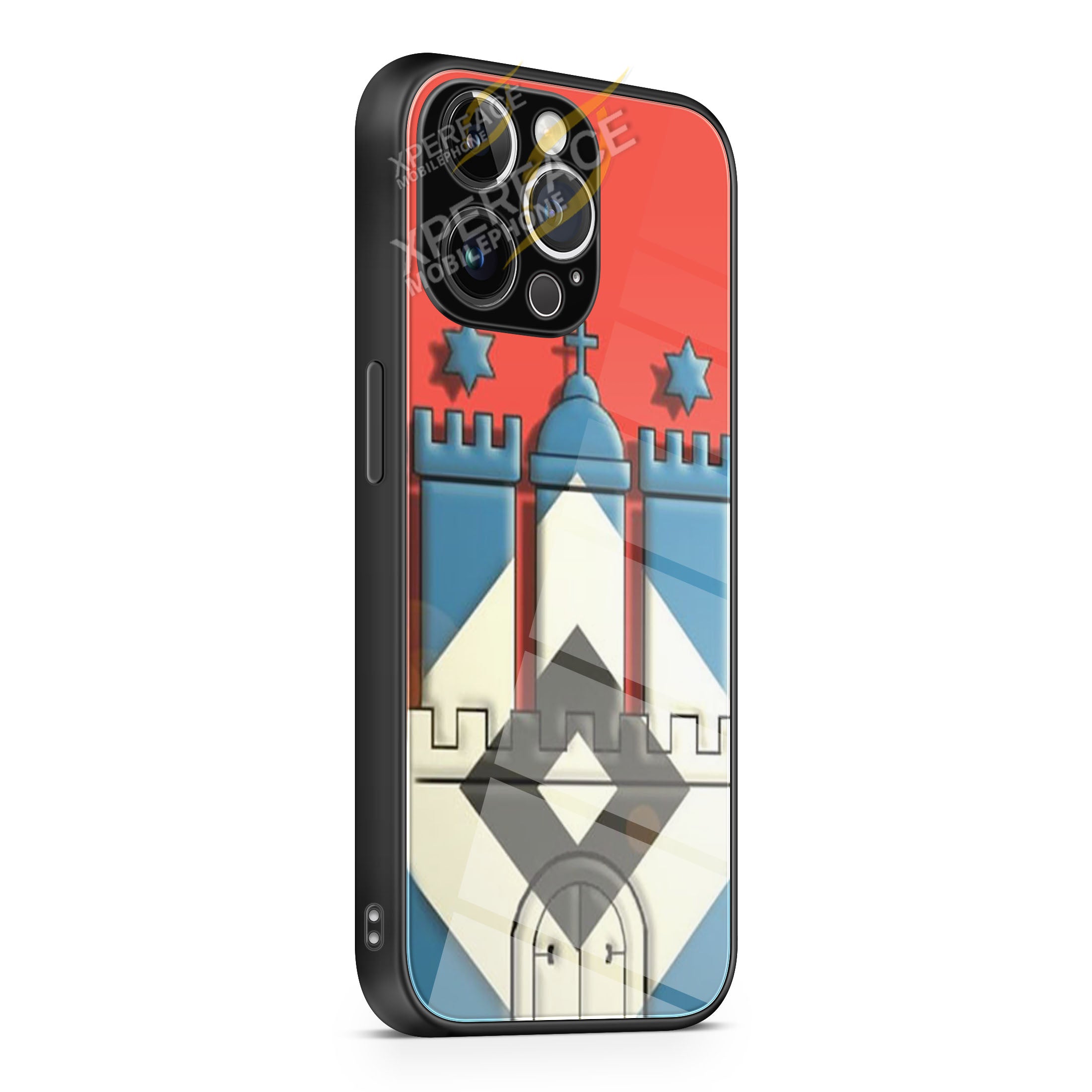 Hamburg SV Castle iPhone 15 | iPhone 15 Plus | iPhone 15 Pro | iPhone 15 Pro Max Glass Case cover