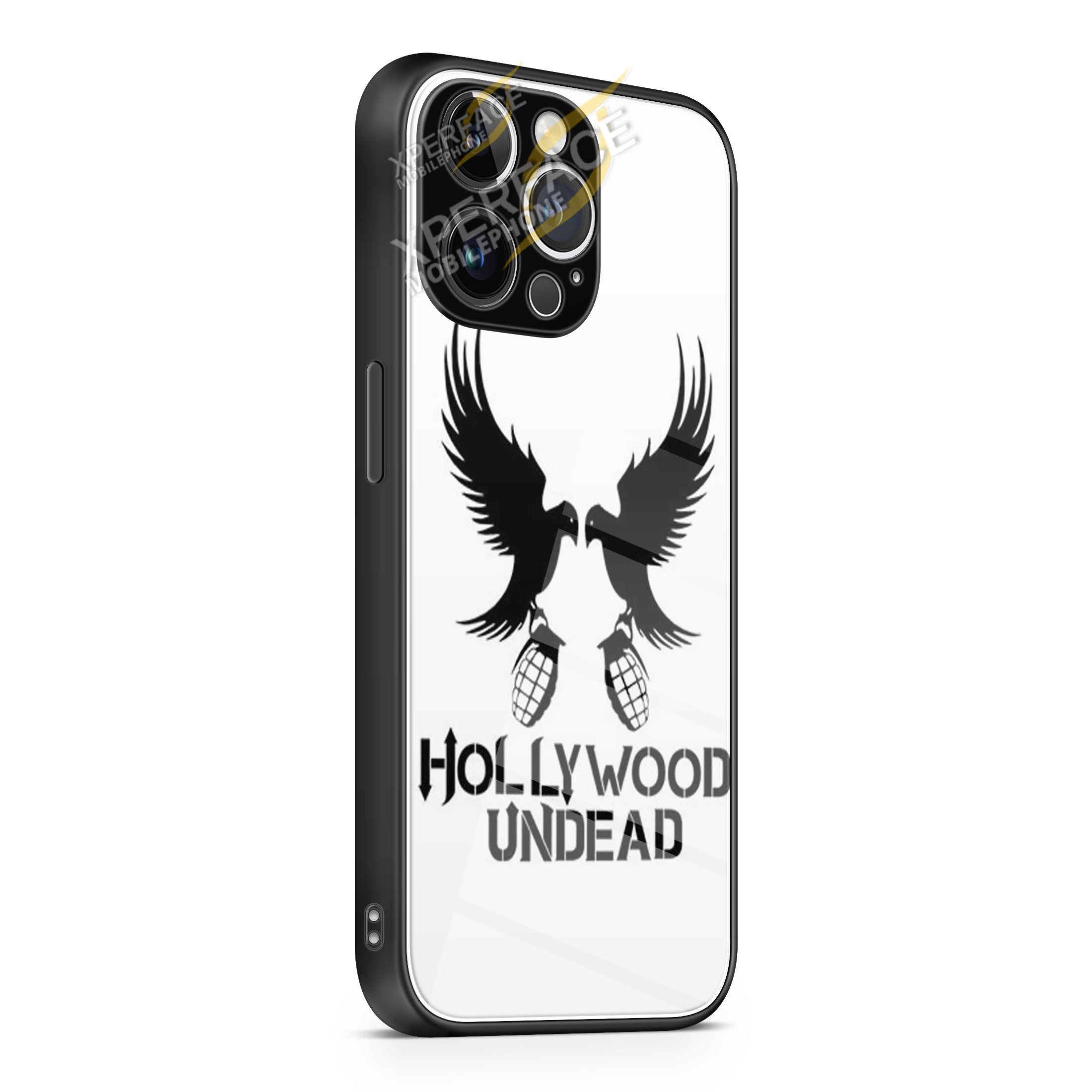 Hollywood Undead Couple Bird iPhone 15 | iPhone 15 Plus | iPhone 15 Pro | iPhone 15 Pro Max Glass Case cover