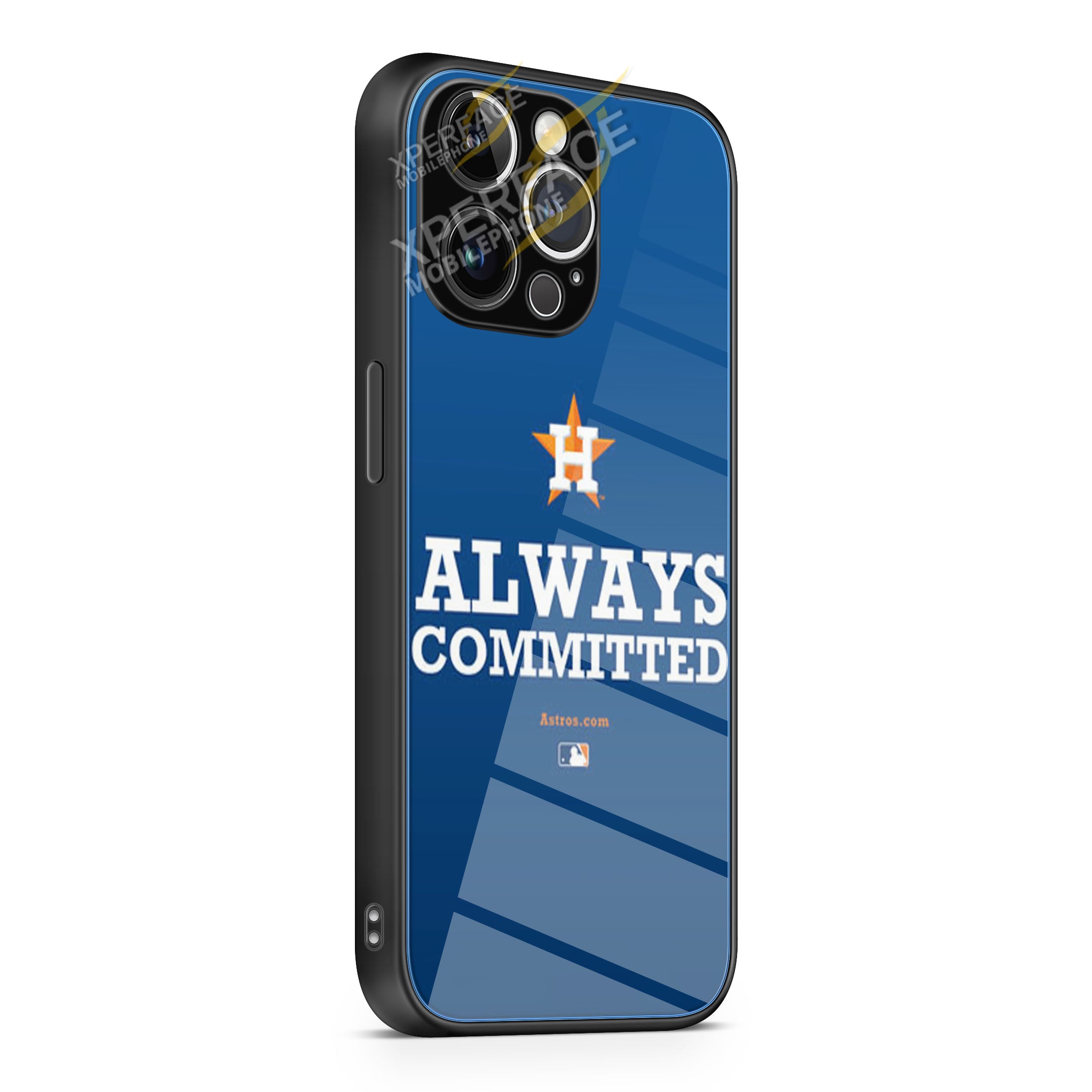 Houston Astros Always Committed iPhone 15 | iPhone 15 Plus | iPhone 15 Pro | iPhone 15 Pro Max Glass Case cover