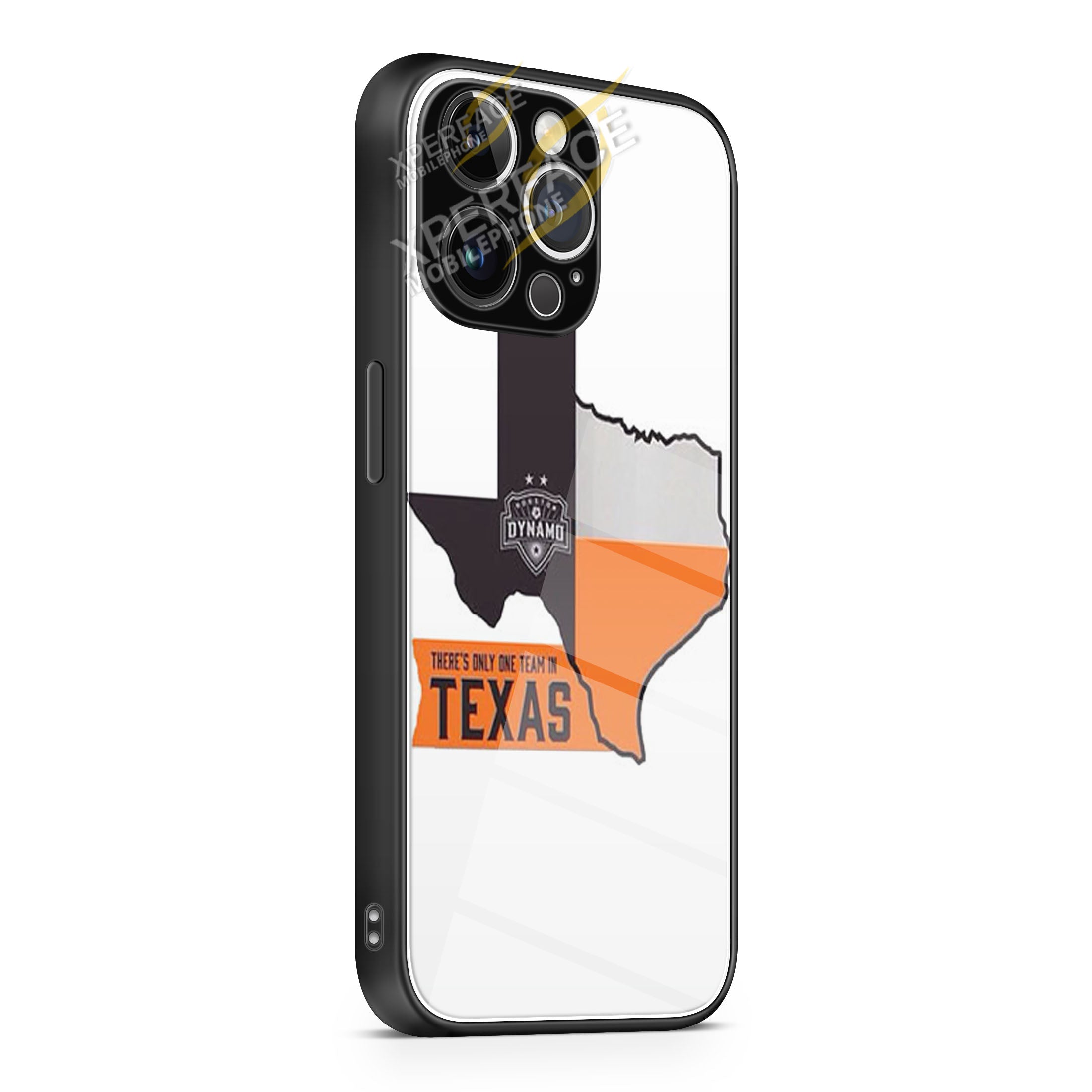 Houston Dynamo Texas iPhone 15 | iPhone 15 Plus | iPhone 15 Pro | iPhone 15 Pro Max Glass Case cover