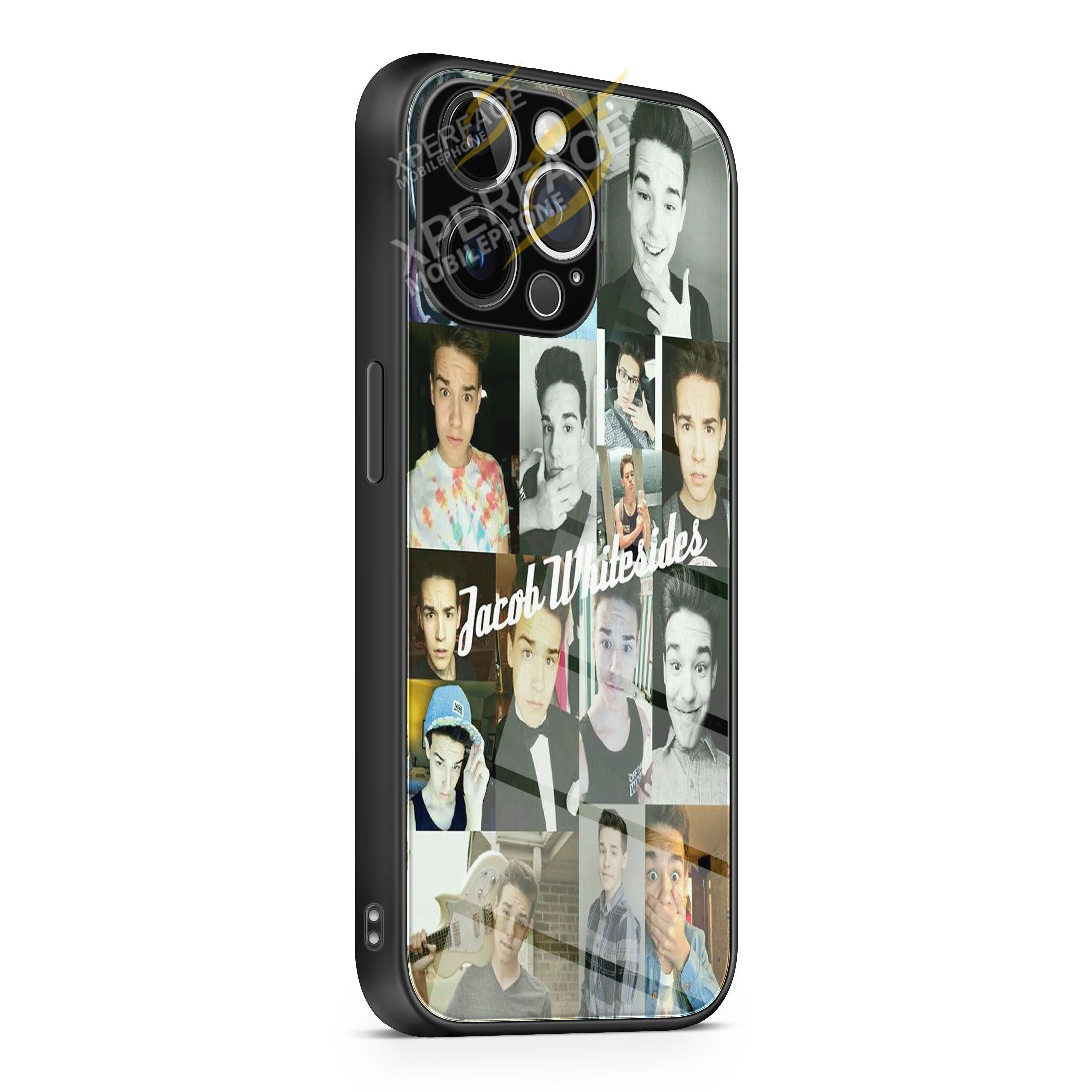 Jacob Whitesides Collage iPhone 15 | iPhone 15 Plus | iPhone 15 Pro | iPhone 15 Pro Max Glass Case cover