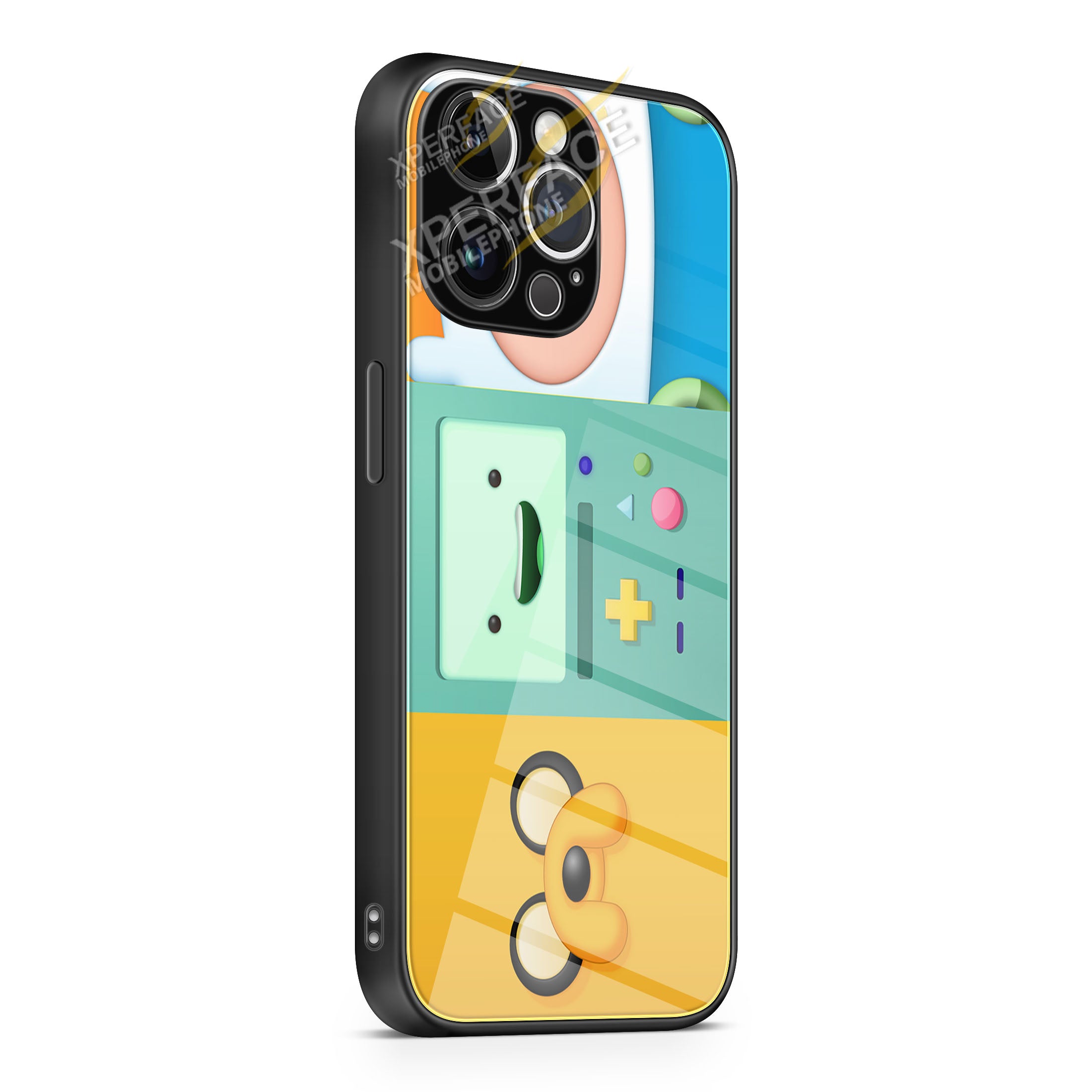 jake and finn iPhone 15 | iPhone 15 Plus | iPhone 15 Pro | iPhone 15 Pro Max Glass Case cover