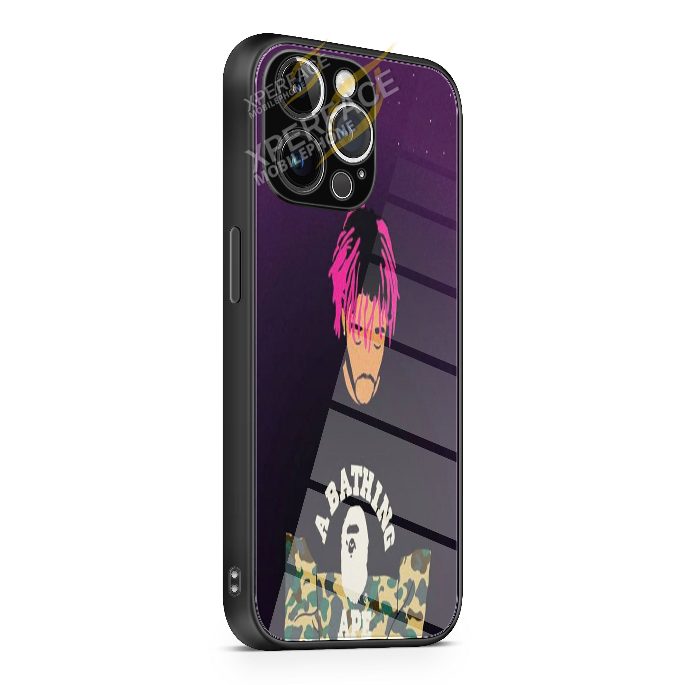 Lil Uzi Bape iPhone 15 | iPhone 15 Plus | iPhone 15 Pro | iPhone 15 Pro Max Glass Case cover