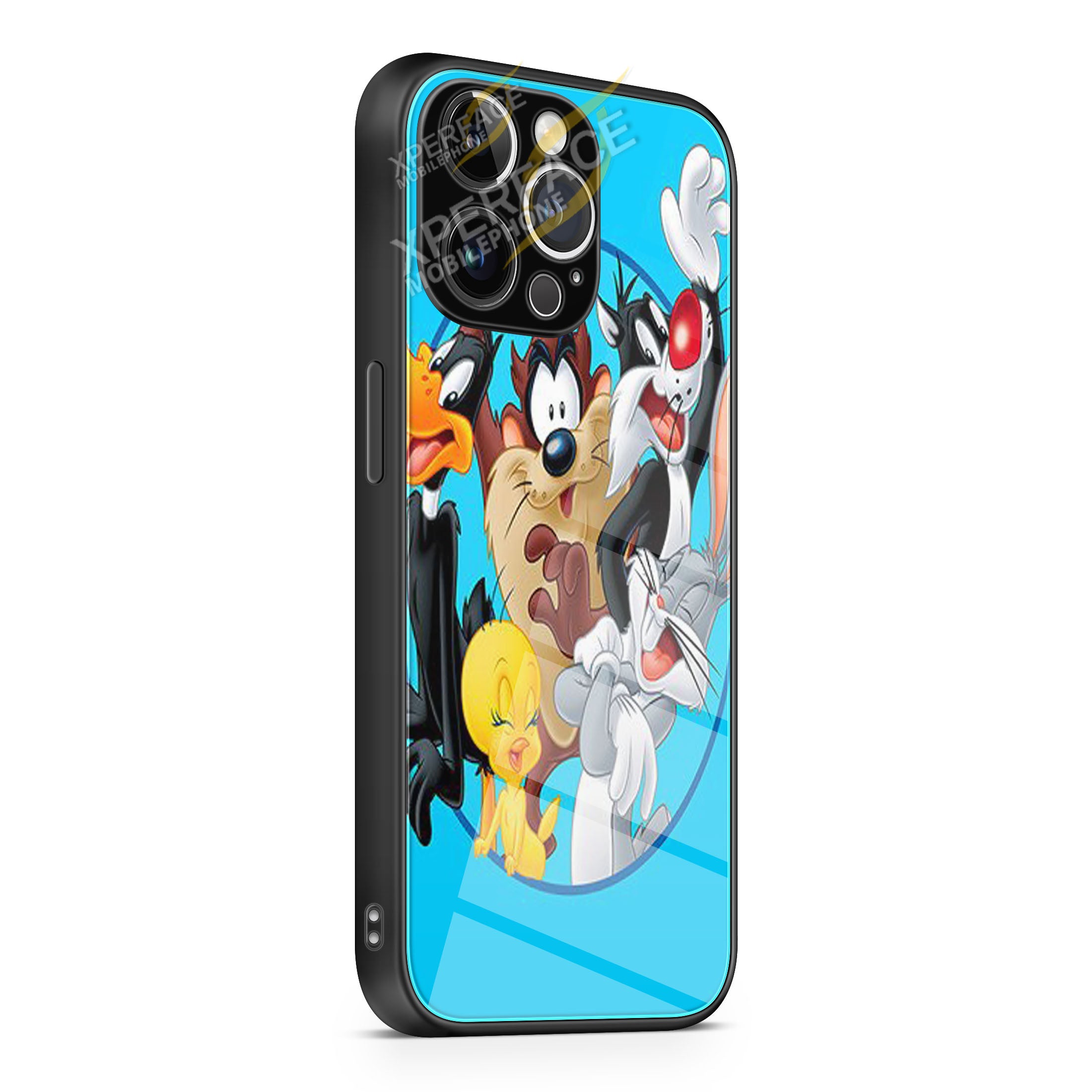 Looney Tunes iPhone 15 | iPhone 15 Plus | iPhone 15 Pro | iPhone 15 Pro Max Glass Case cover