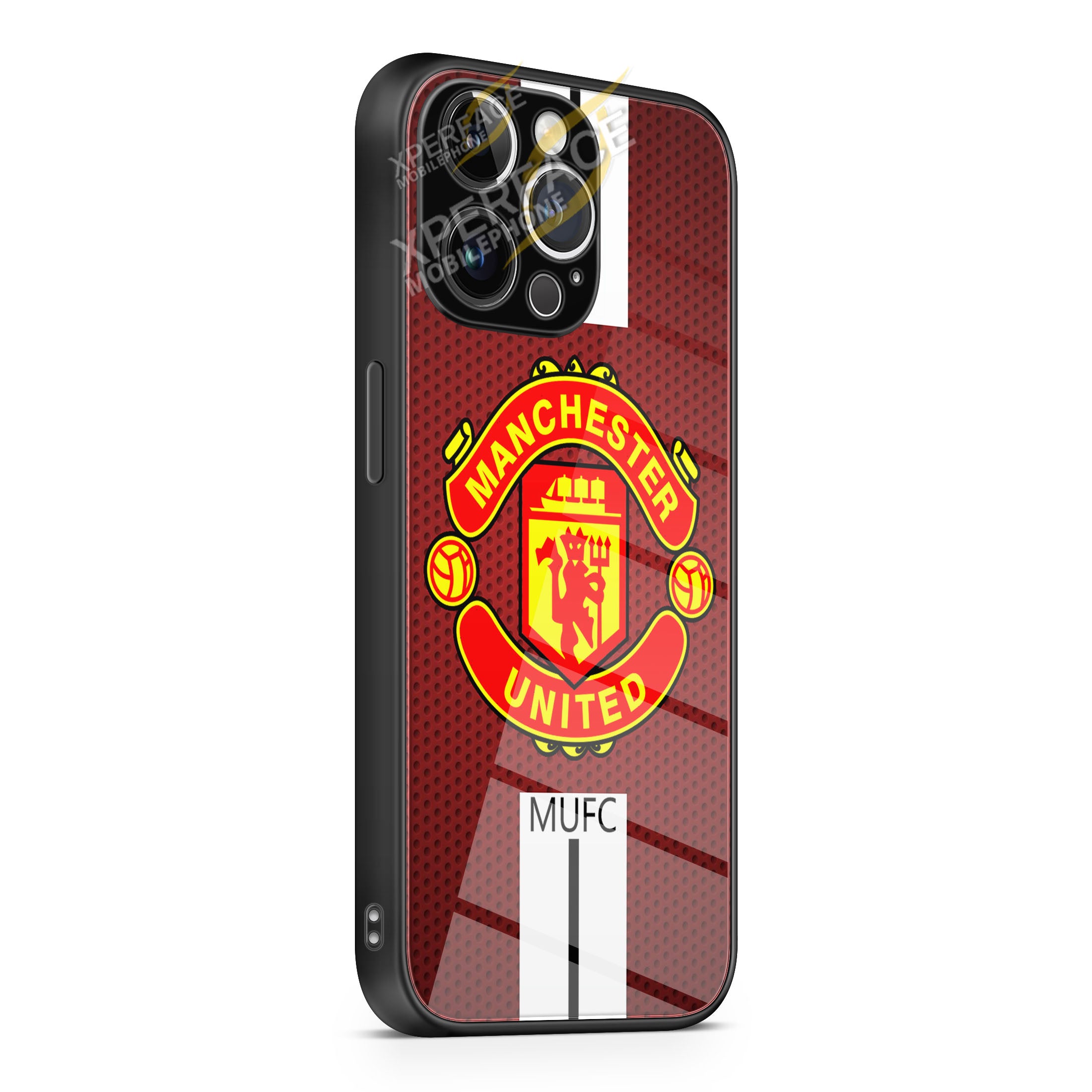 Manchester United Logo 2 iPhone 15 | iPhone 15 Plus | iPhone 15 Pro | iPhone 15 Pro Max Glass Case cover
