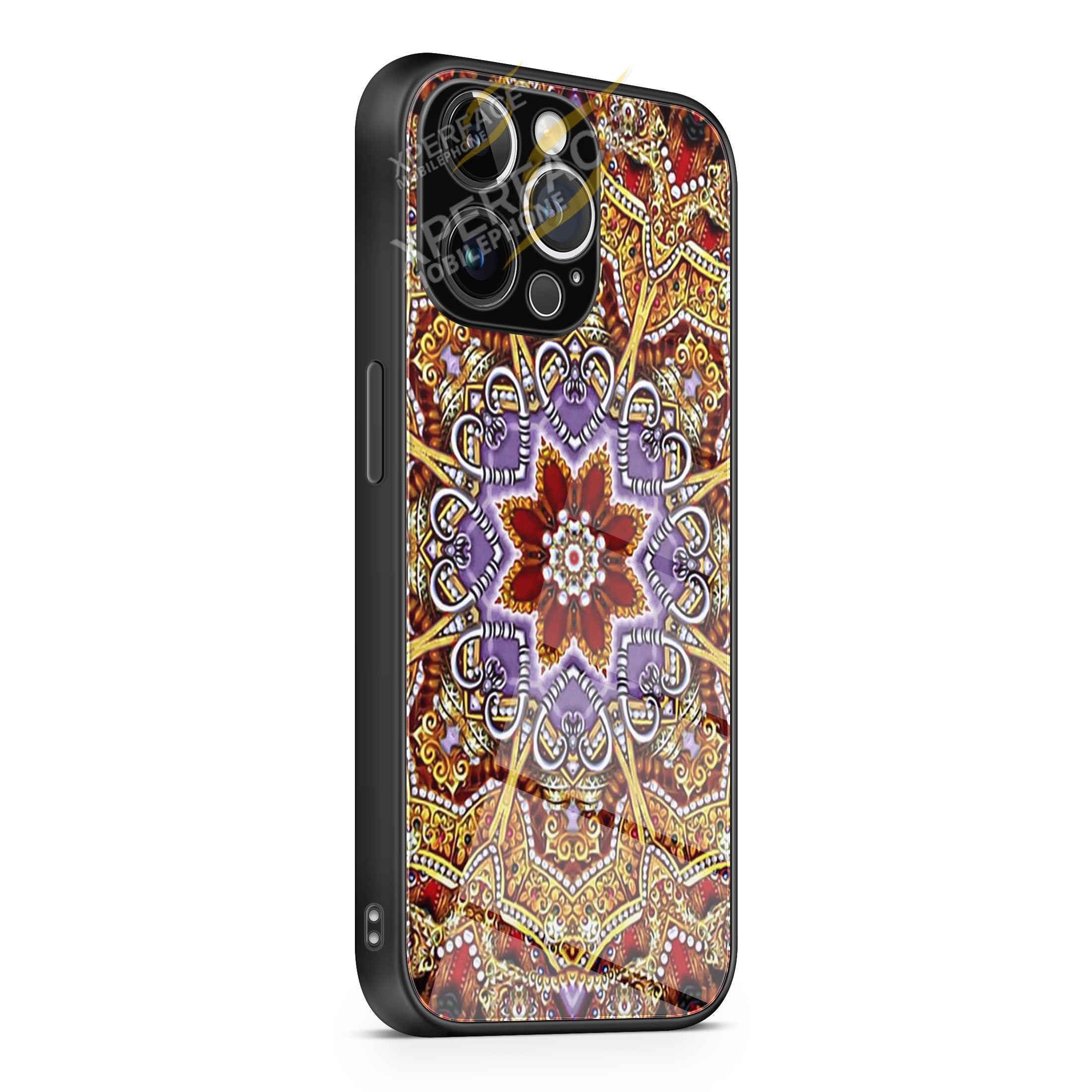 Mandala 2 iPhone 15 | iPhone 15 Plus | iPhone 15 Pro | iPhone 15 Pro Max Glass Case cover