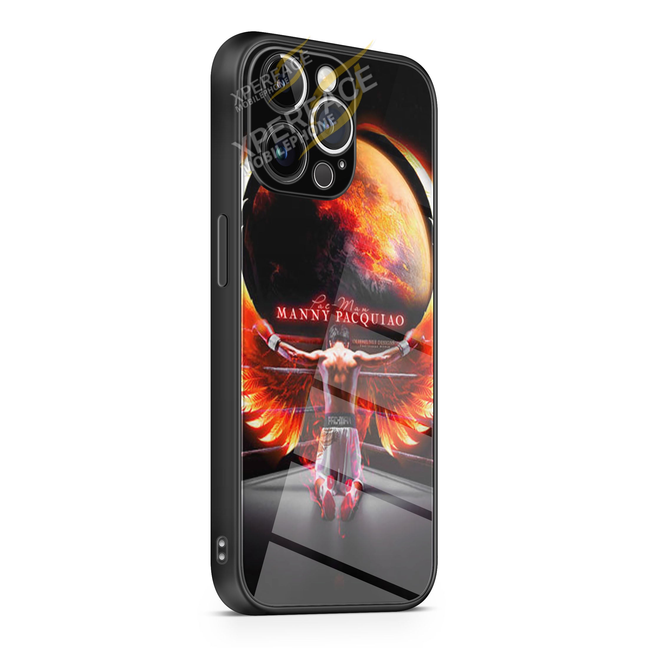 Manny Pacquiao Wings 2 iPhone 15 | iPhone 15 Plus | iPhone 15 Pro | iPhone 15 Pro Max Glass Case cover