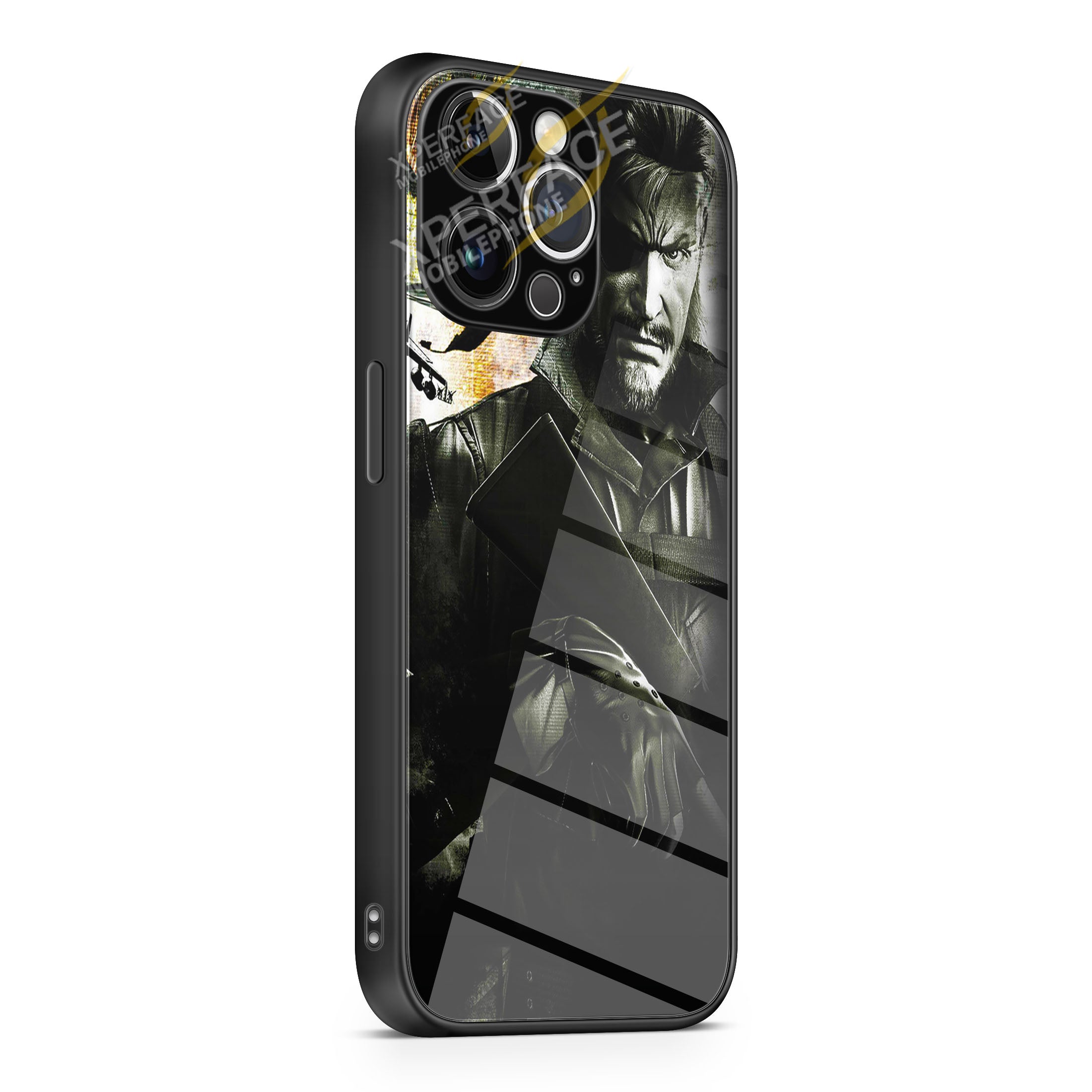 Metal Gear Solid Snake iPhone 15 | iPhone 15 Plus | iPhone 15 Pro | iPhone 15 Pro Max Glass Case cover