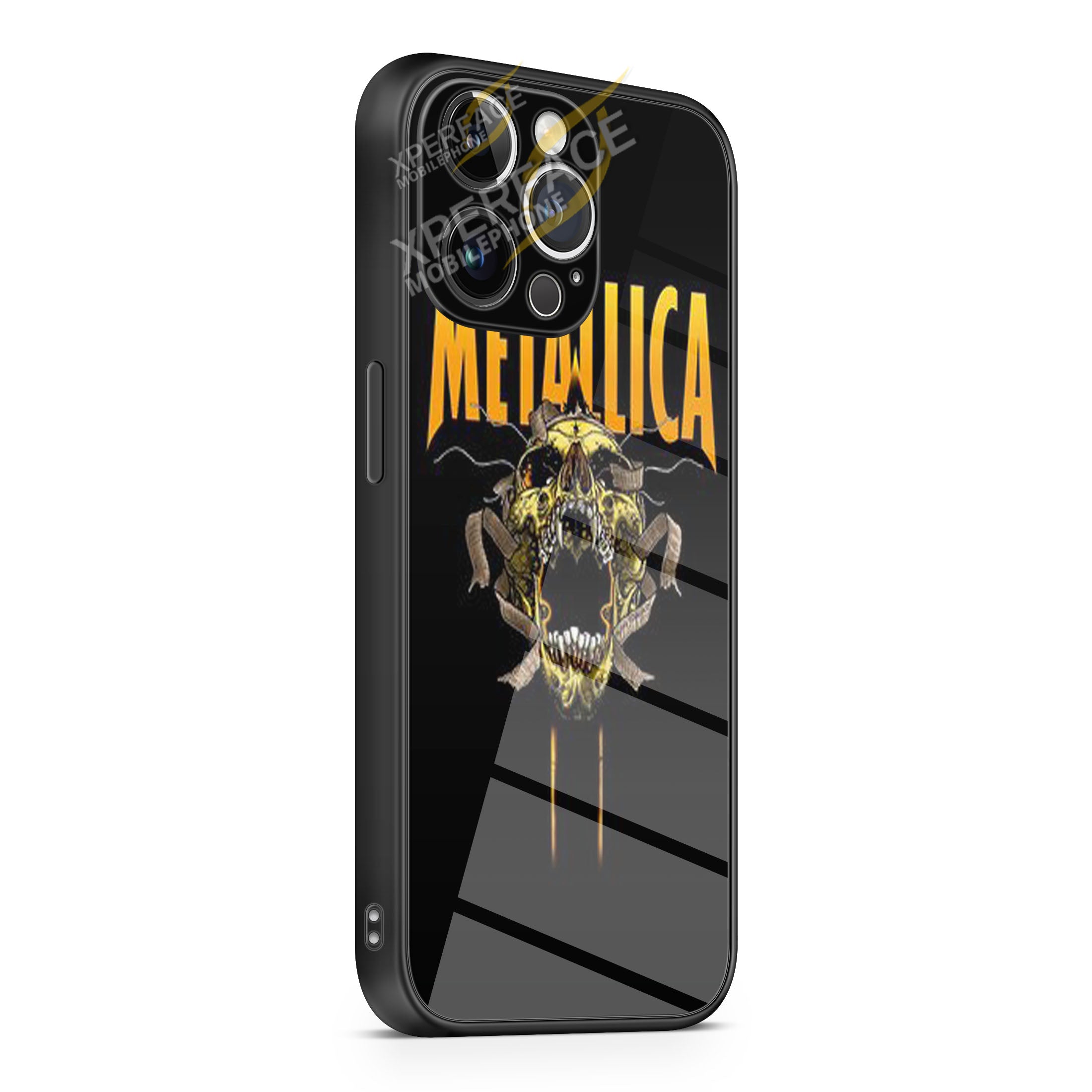 Metalilica Cover Album iPhone 15 | iPhone 15 Plus | iPhone 15 Pro | iPhone 15 Pro Max Glass Case cover