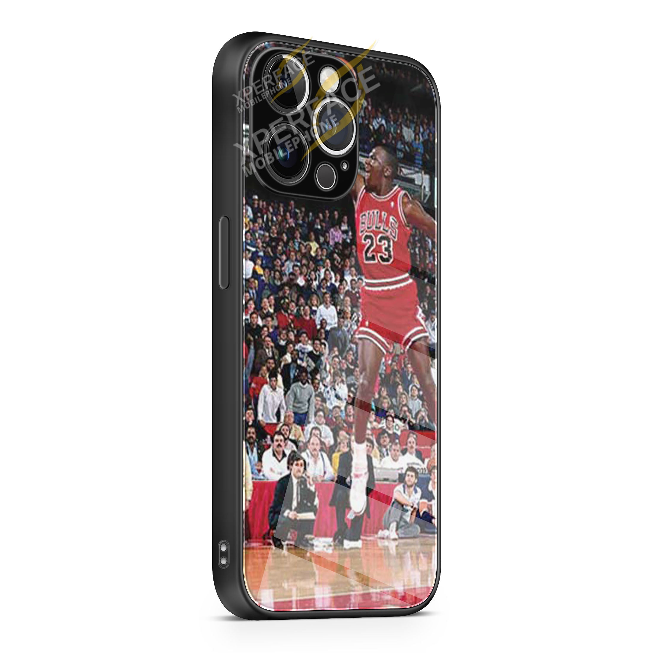 Michael Jordan dunk vintage look 2 iPhone 15 | iPhone 15 Plus | iPhone 15 Pro | iPhone 15 Pro Max Glass Case cover