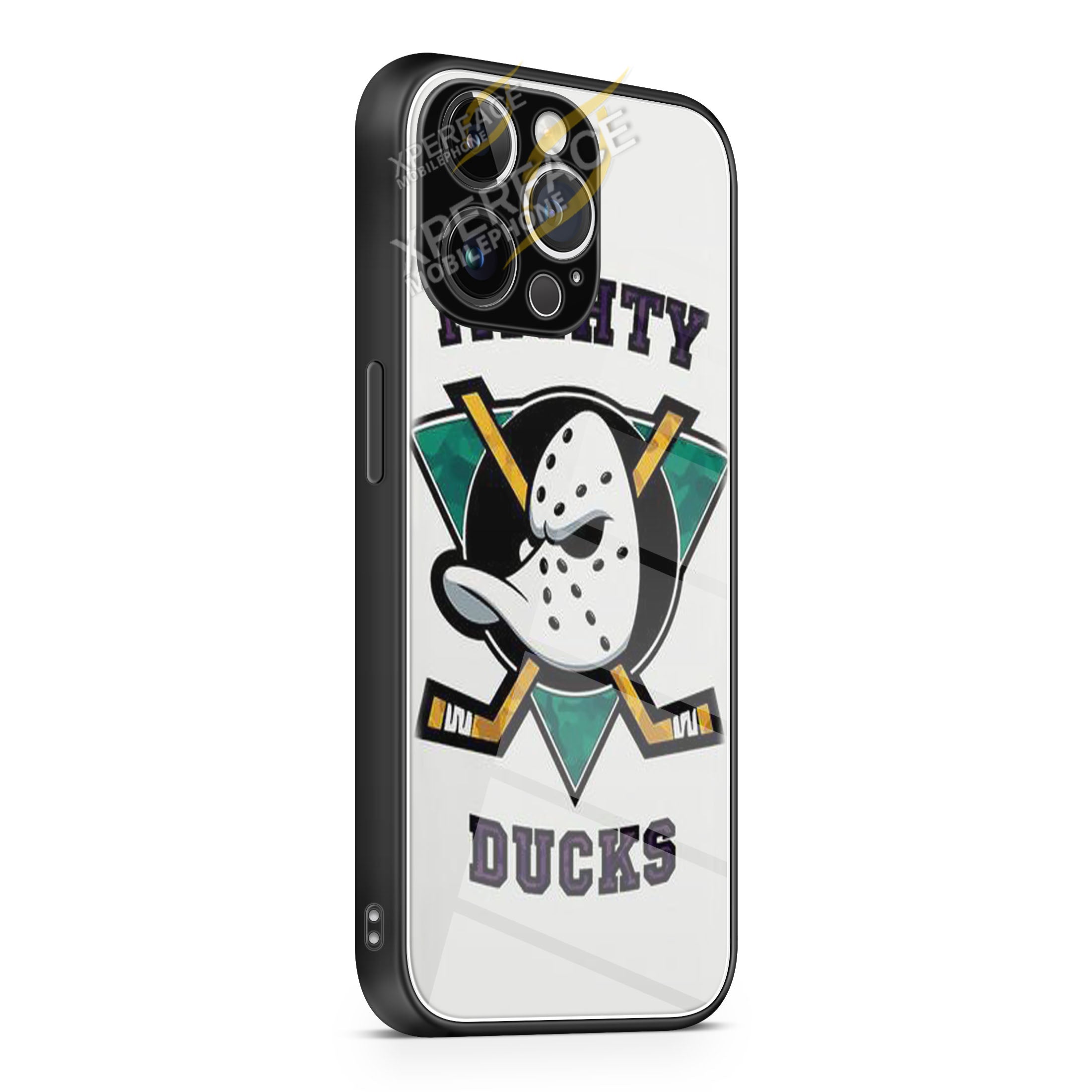 Mighty Ducks iPhone 15 | iPhone 15 Plus | iPhone 15 Pro | iPhone 15 Pro Max Glass Case cover