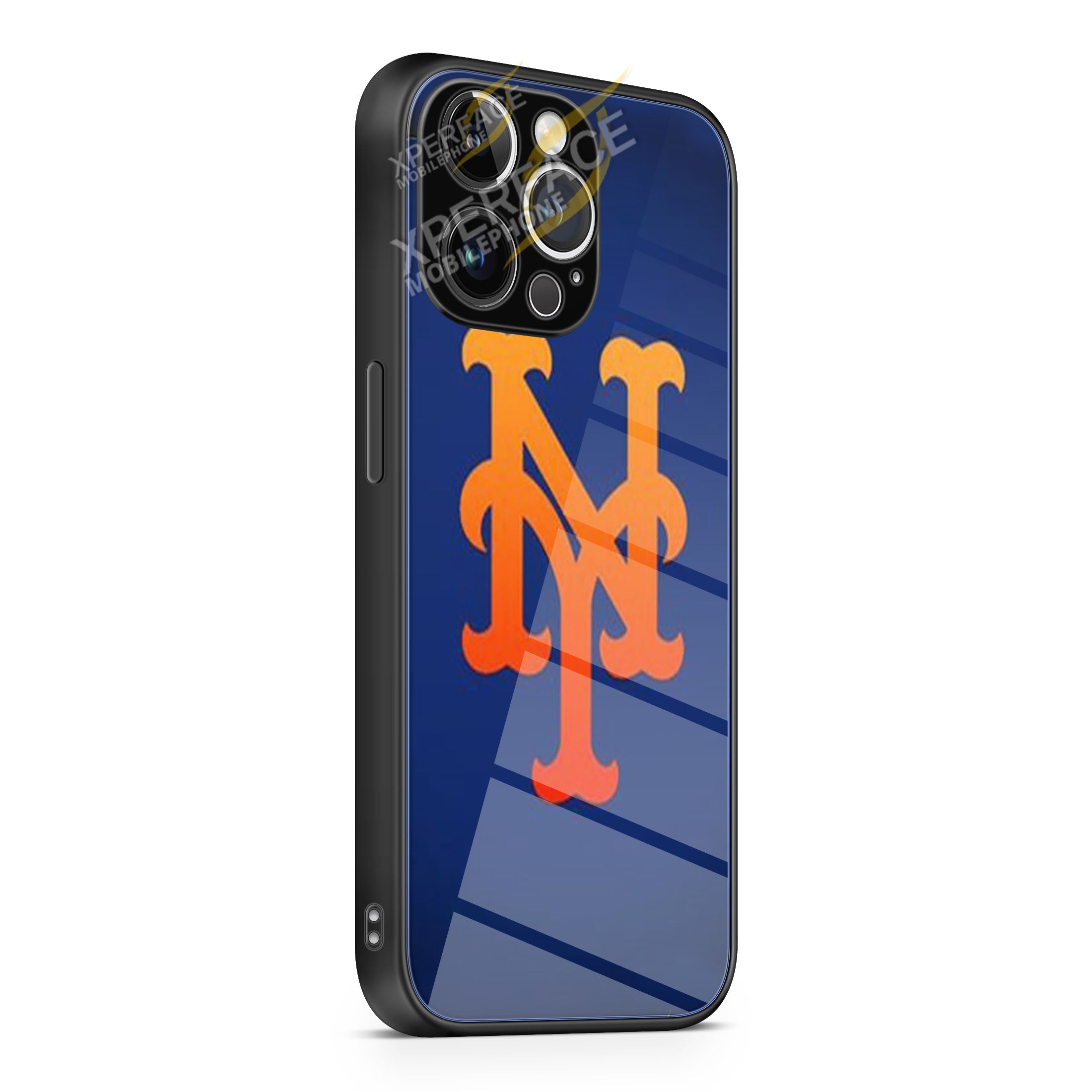 New York Mets Art iPhone 15 | iPhone 15 Plus | iPhone 15 Pro | iPhone 15 Pro Max Glass Case cover