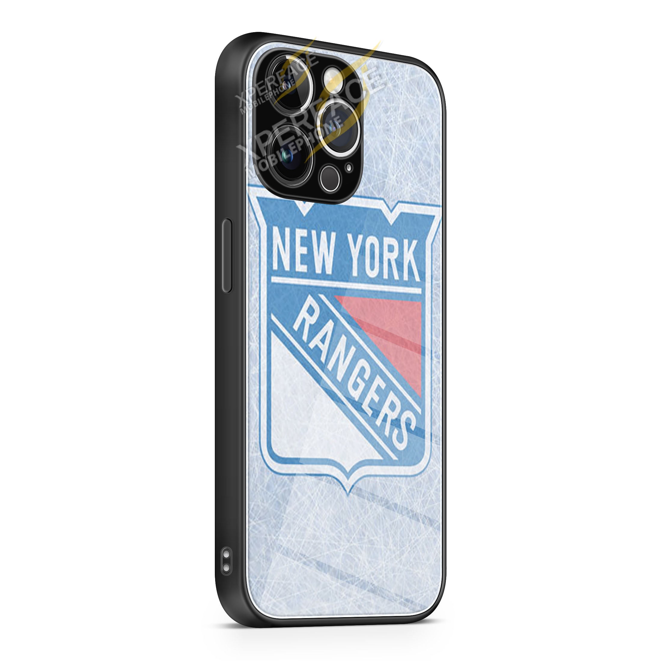 New York Rangers Art iPhone 15 | iPhone 15 Plus | iPhone 15 Pro | iPhone 15 Pro Max Glass Case cover