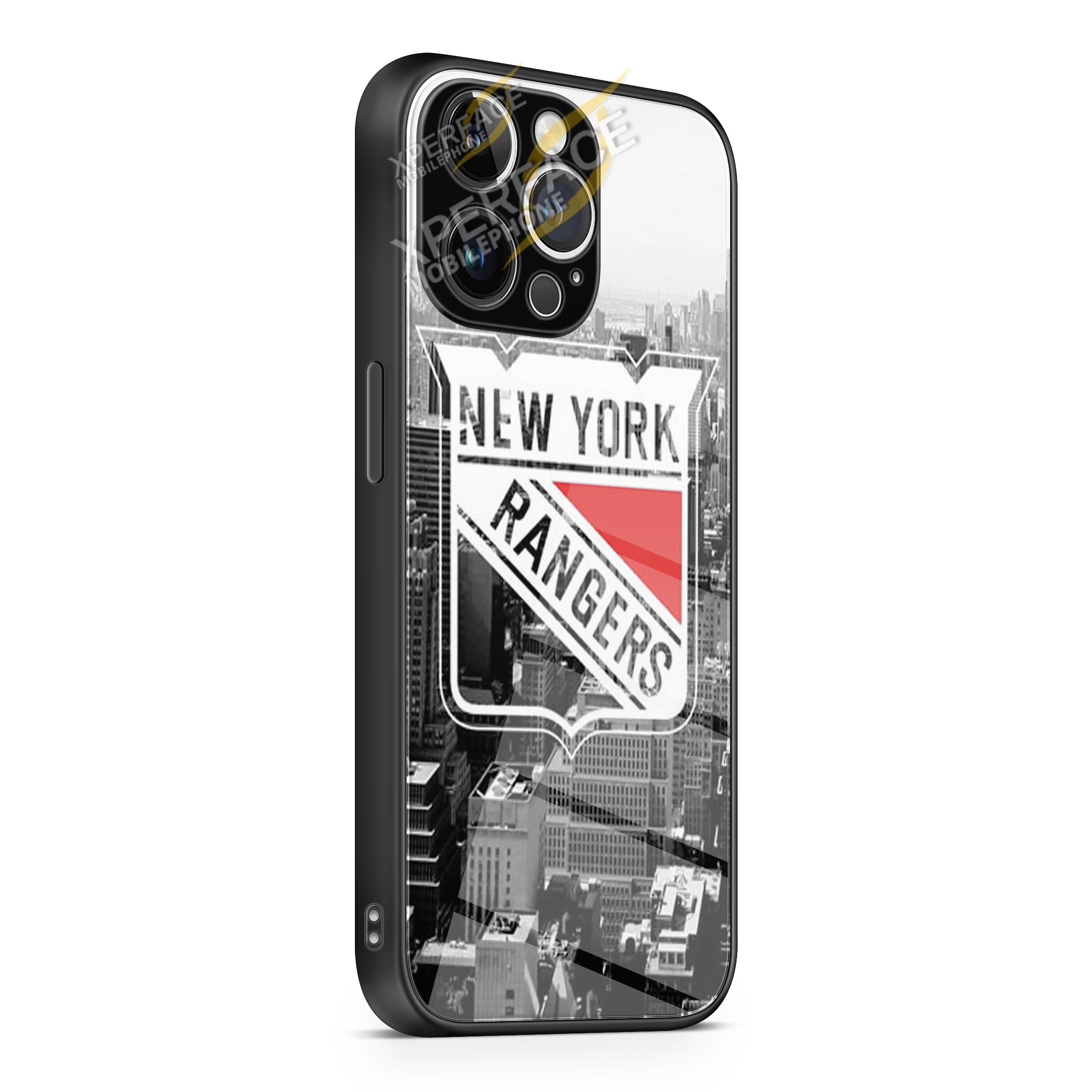 New York Rangers City Logo iPhone 15 | iPhone 15 Plus | iPhone 15 Pro | iPhone 15 Pro Max Glass Case cover
