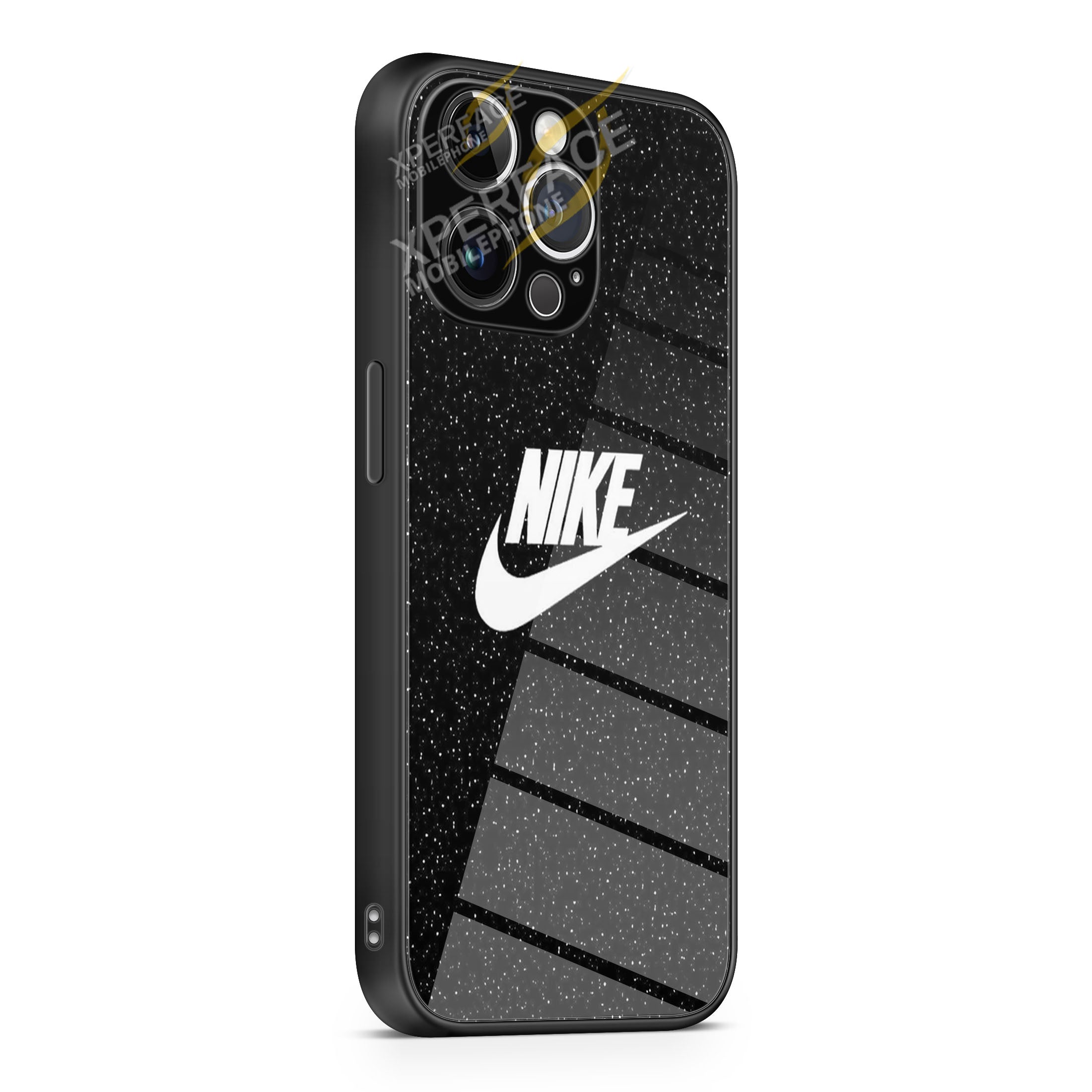Nike in night sky iPhone 15 | iPhone 15 Plus | iPhone 15 Pro | iPhone 15 Pro Max Glass Case cover