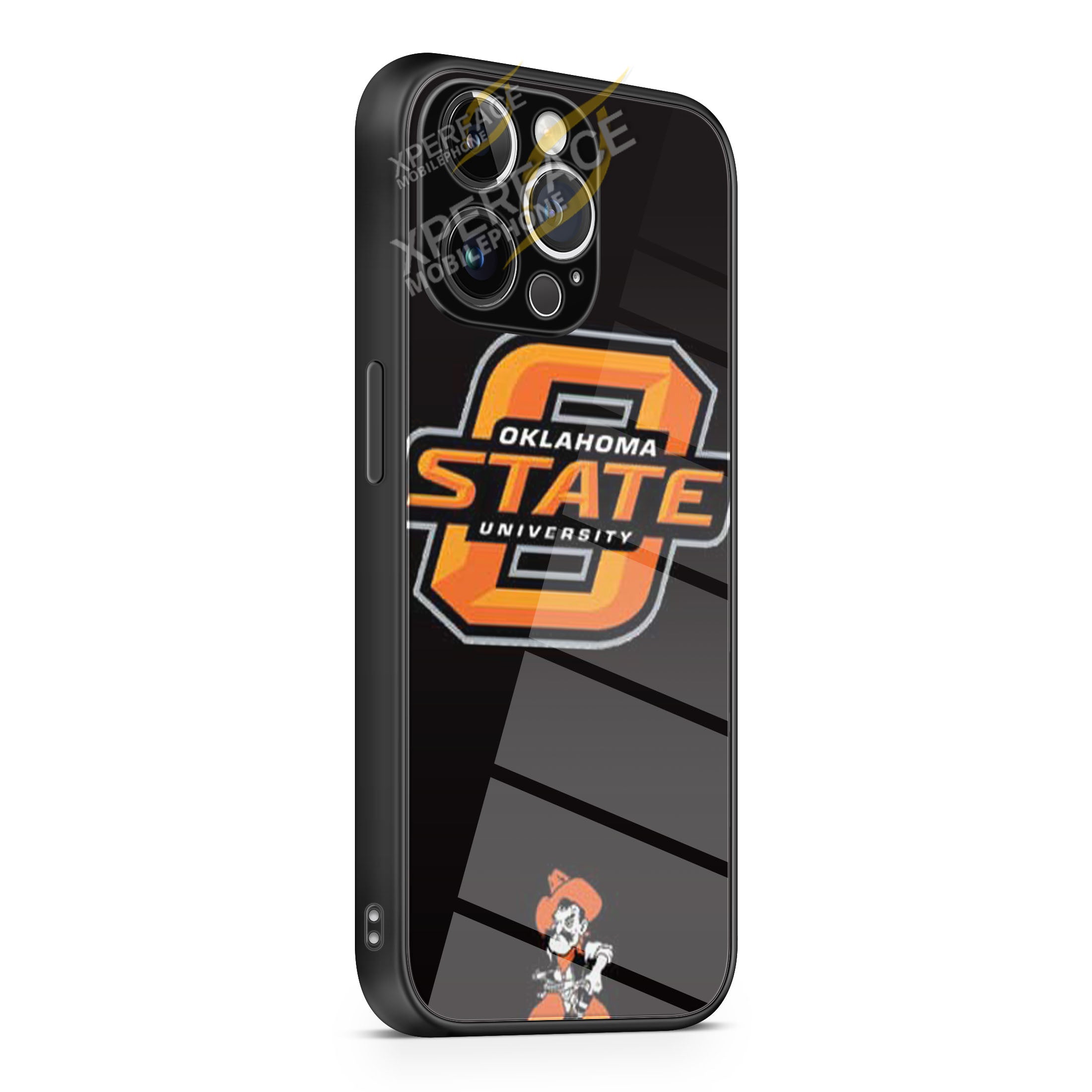 Ok State logos iPhone 15 | iPhone 15 Plus | iPhone 15 Pro | iPhone 15 Pro Max Glass Case cover