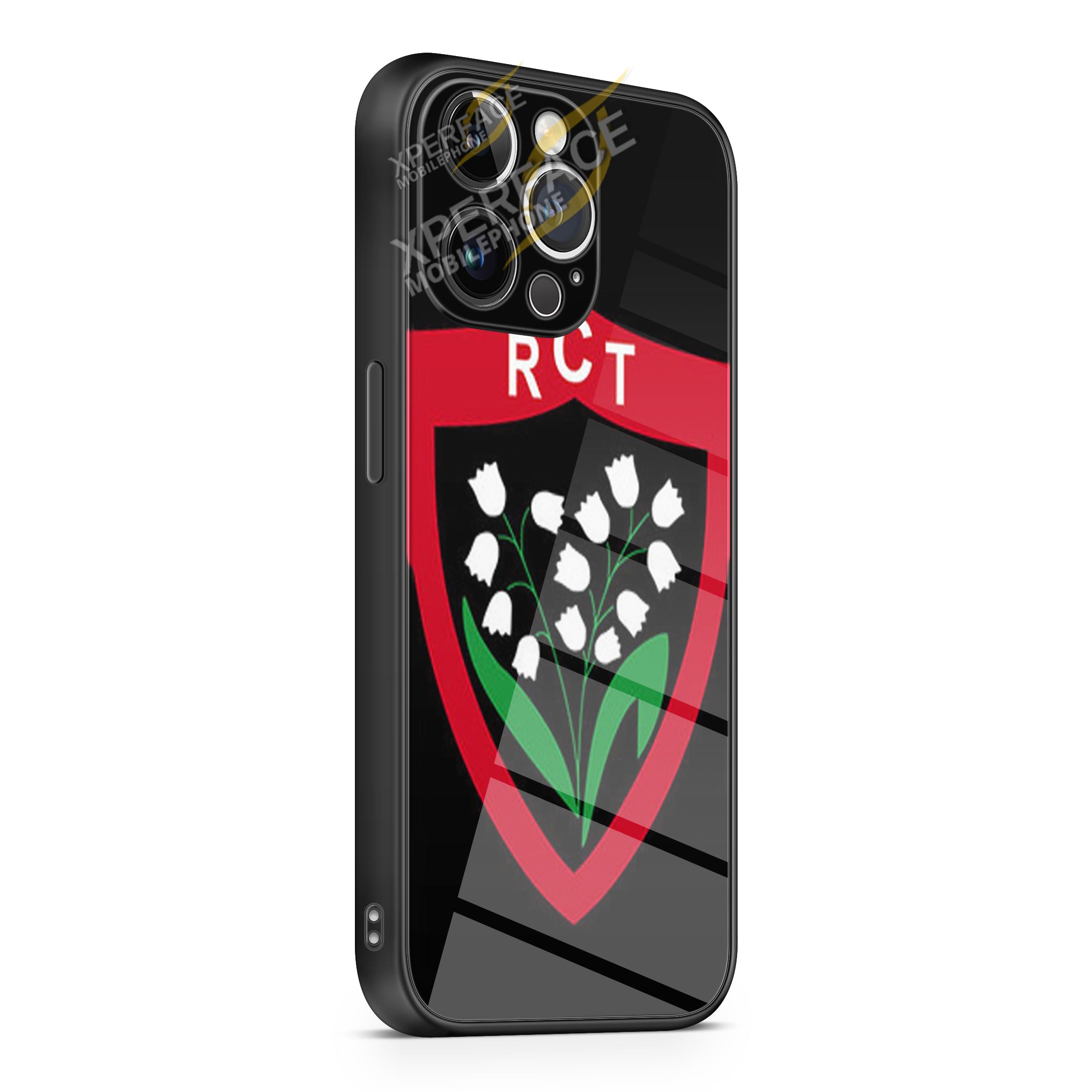 RCT LOGO iPhone 15 | iPhone 15 Plus | iPhone 15 Pro | iPhone 15 Pro Max Glass Case cover