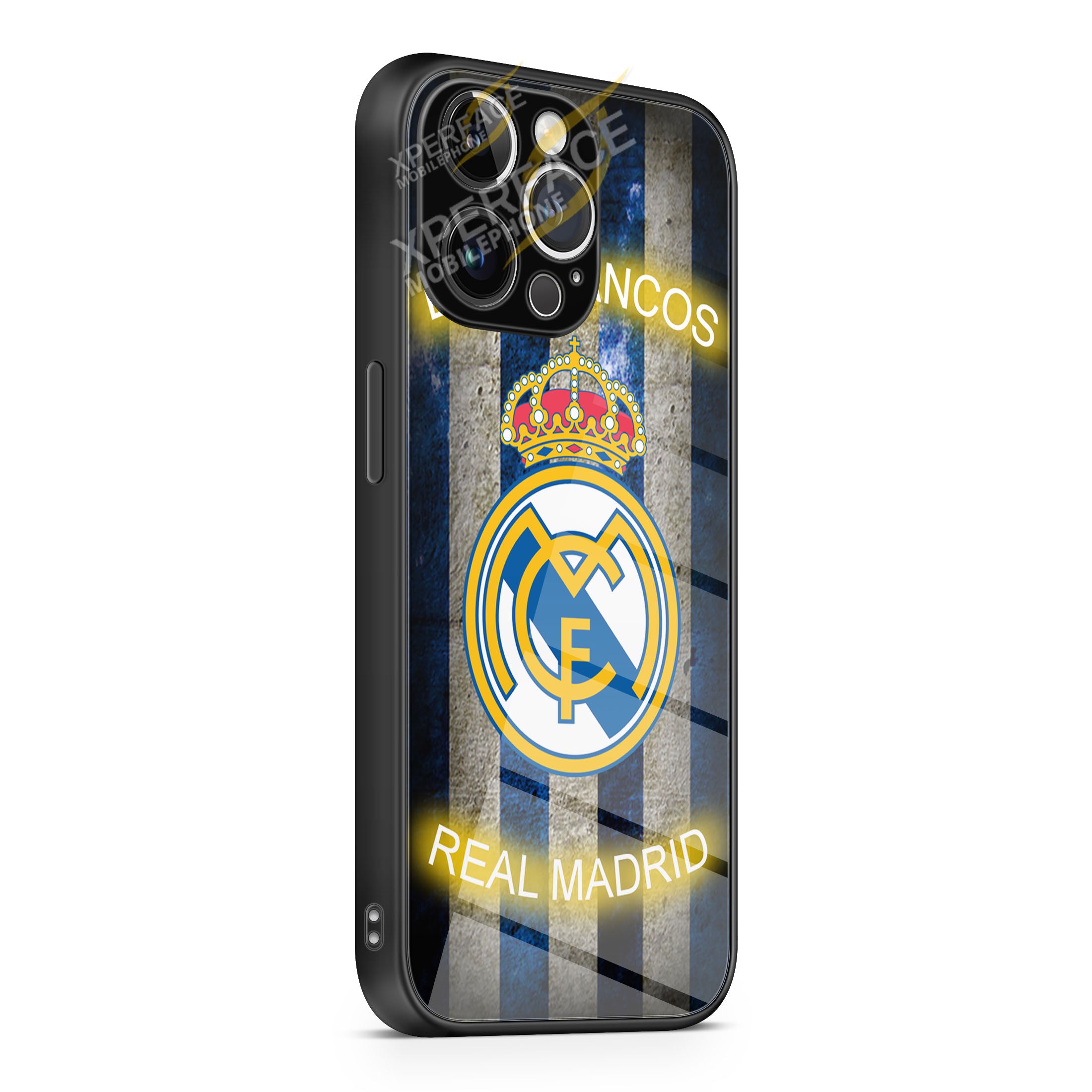 real madrid los blancos iPhone 15 | iPhone 15 Plus | iPhone 15 Pro | iPhone 15 Pro Max Glass Case cover