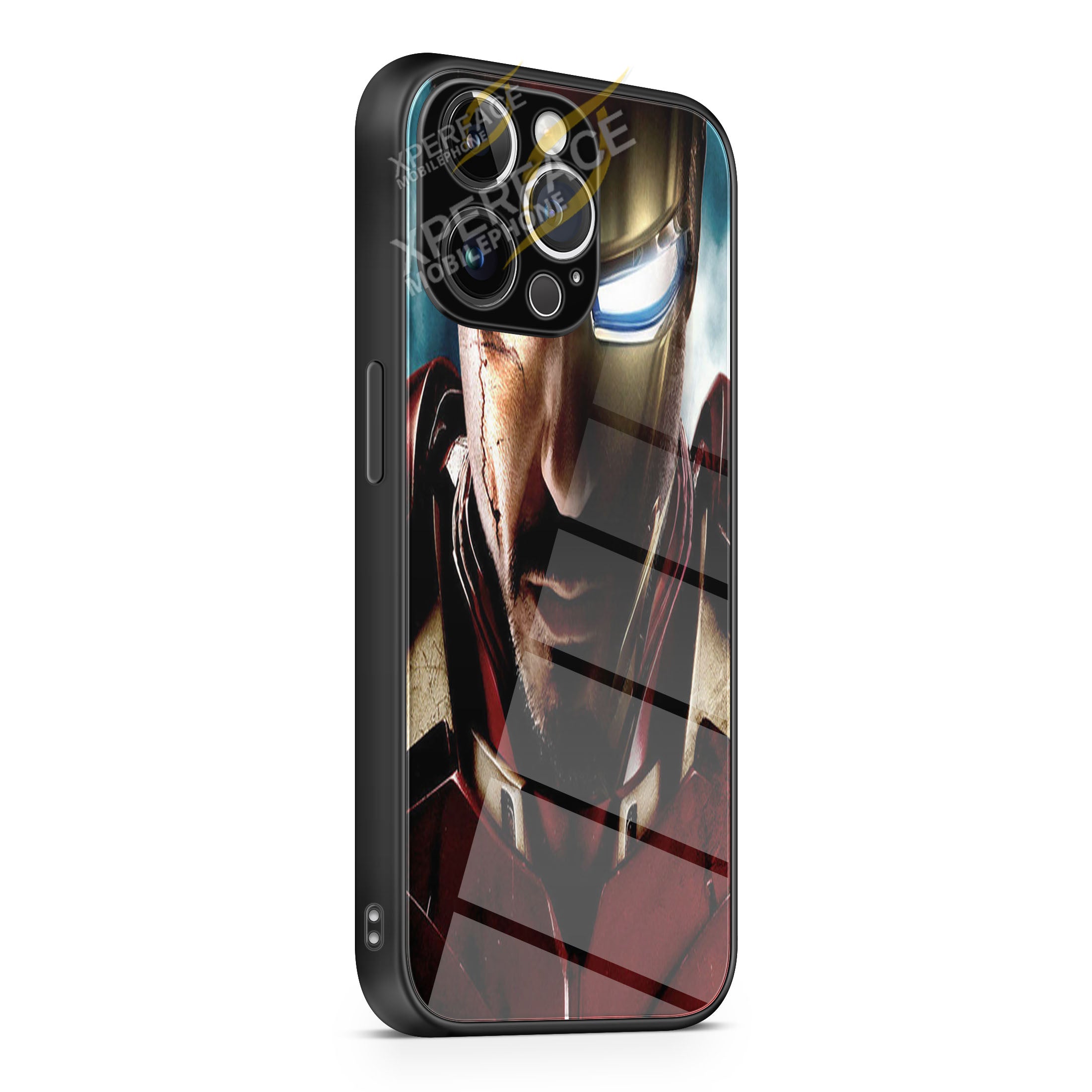 Robert Downey Jr Iron Man iPhone 15 | iPhone 15 Plus | iPhone 15 Pro | iPhone 15 Pro Max Glass Case cover