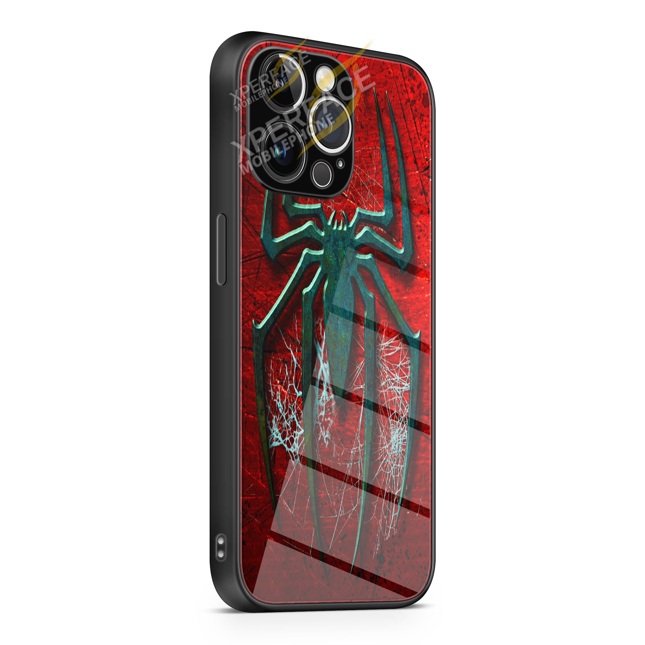 Spider Man Hive Logo iPhone 15 | iPhone 15 Plus | iPhone 15 Pro | iPhone 15 Pro Max Glass Case cover