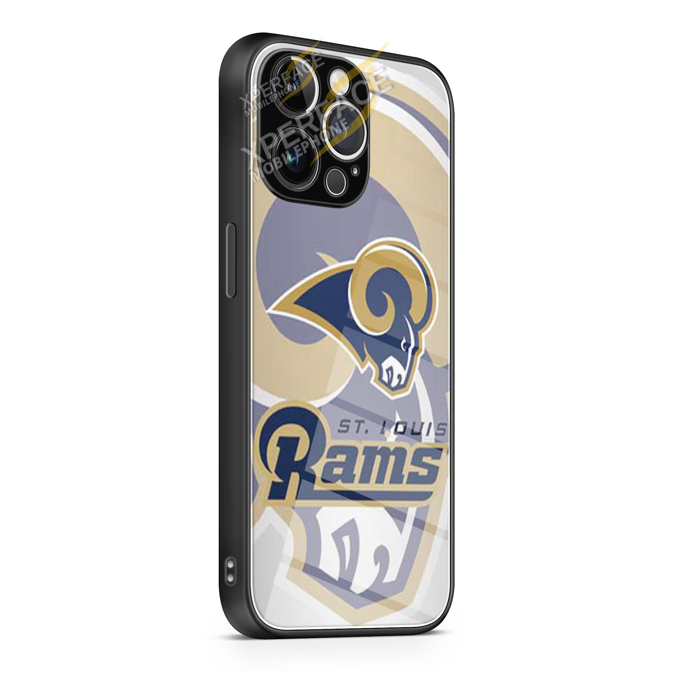 St Louis Rams fade iPhone 15 | iPhone 15 Plus | iPhone 15 Pro | iPhone 15 Pro Max Glass Case cover