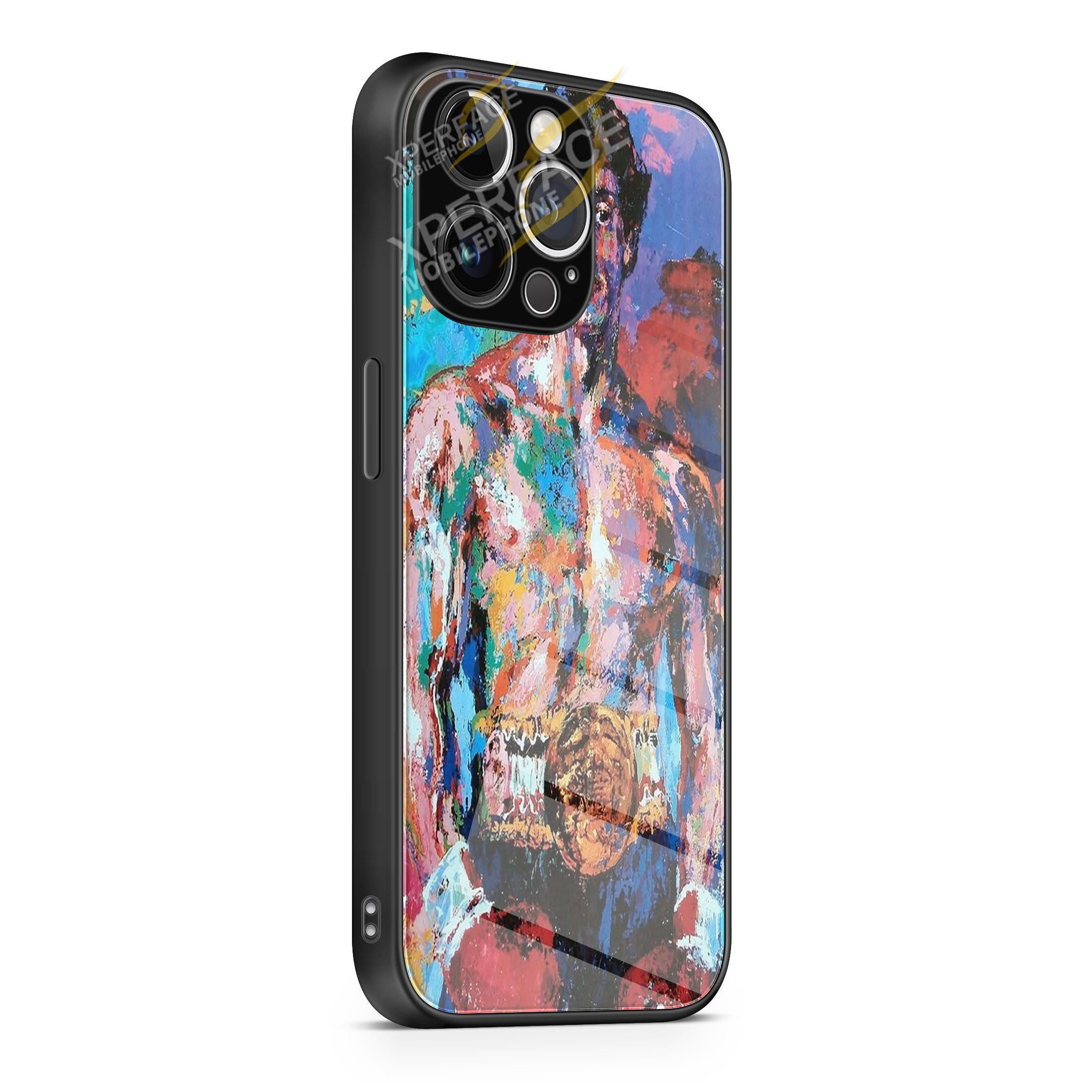 Stallone Rocky Balboa Art iPhone 15 | iPhone 15 Plus | iPhone 15 Pro | iPhone 15 Pro Max Glass Case cover