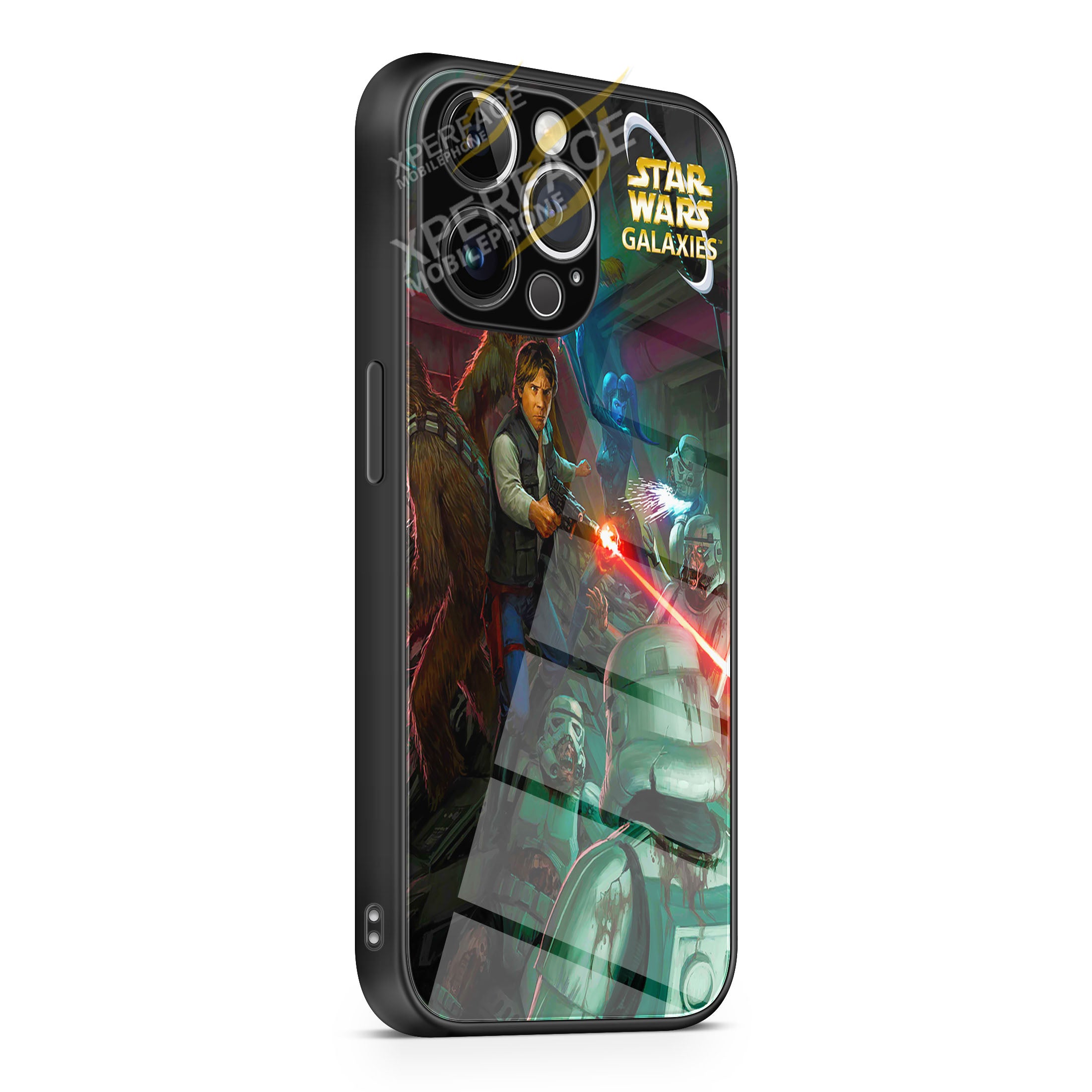 Star Wars Galaxies iPhone 15 | iPhone 15 Plus | iPhone 15 Pro | iPhone 15 Pro Max Glass Case cover