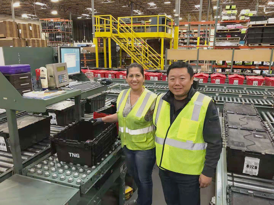 Warehouse workers in Carson CA