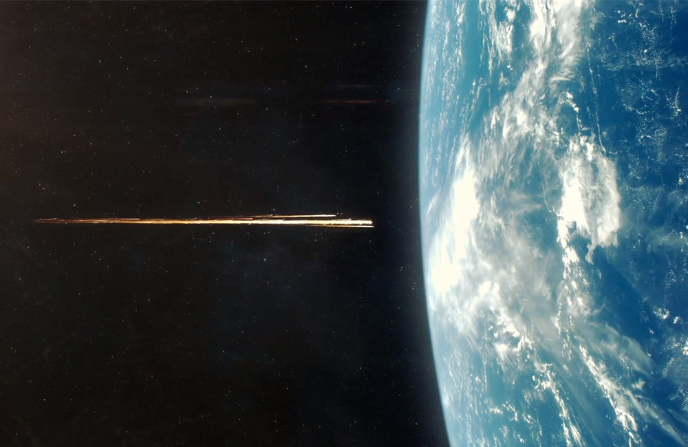 meteorite hits the earth