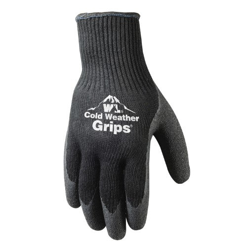 Wells Lamont 2 Pairs Cold Weather Latex Grip Winter Work Gloves