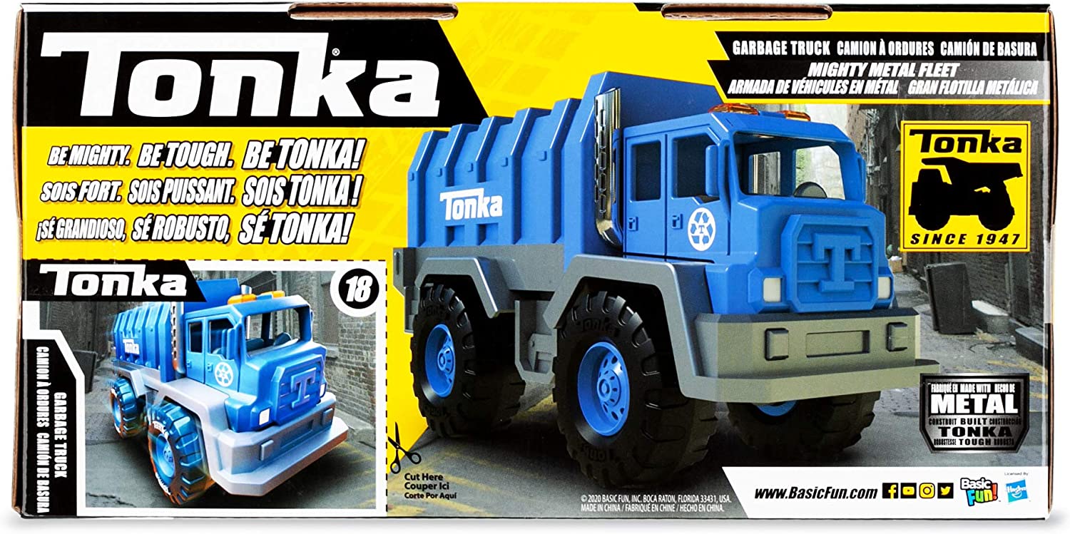 Tonka - Mighty Metal Fleet Garbage Truck