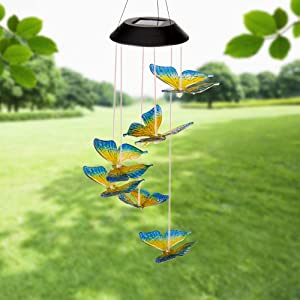 Color Changing Solar Wind Chime