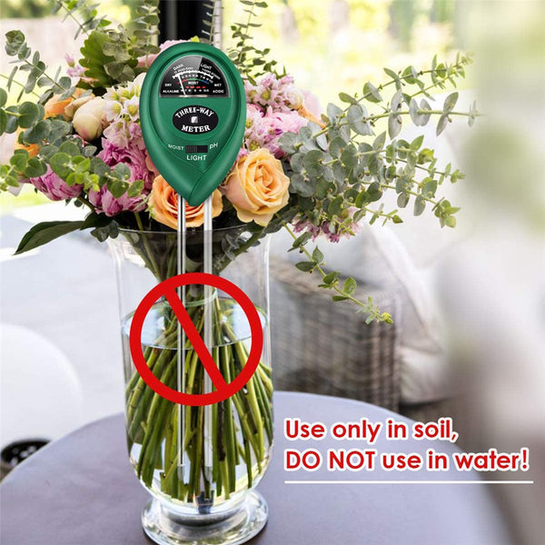 3 in 1 Garden Flowers Soil Moisture Sensor