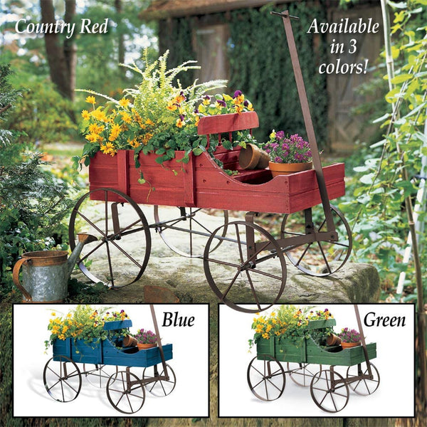 Amish Wagon Decorative Indoor/Outdoor Garden Backyard Planter