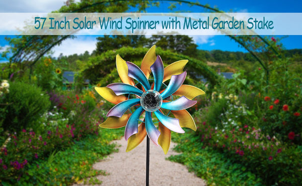 57 Inch Solar Wind Spinner