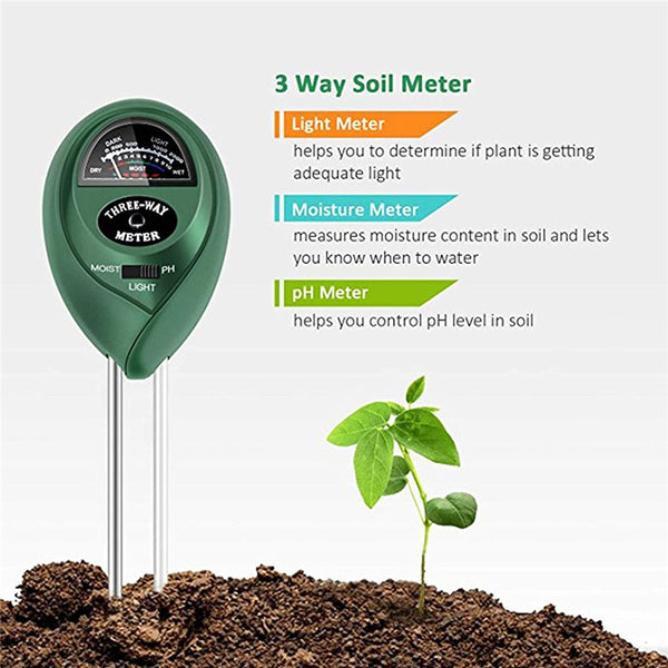 3 in 1 Garden Flowers Soil Moisture Sensor