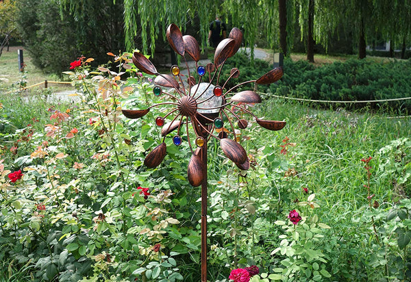 75in Jewel Cup Multi-Color Seasonal LED Lighting Solar Powered Glass Ball