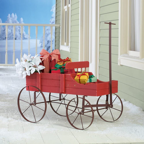 Amish Wagon Decorative Indoor/Outdoor Garden Backyard Planter