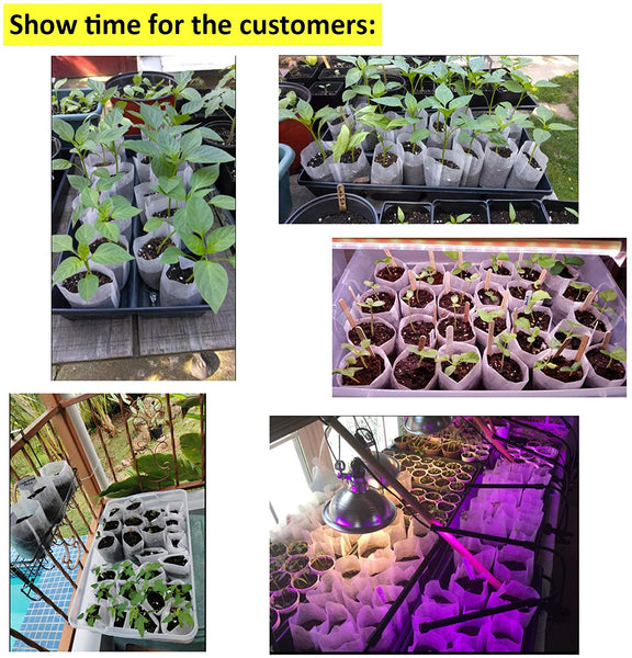 Degradable Non-Woven Plant Nursery Bags
