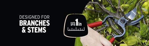Forged Classic Bypass Pruner with 1 Inch Cutting Capacity