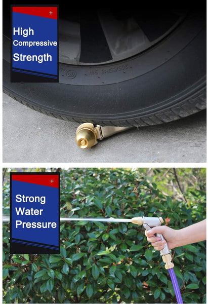 Full Brass Garden Hose Nozzle-4 Watering Patterns