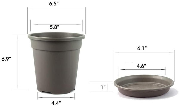 Plastic Garden Flower Pots