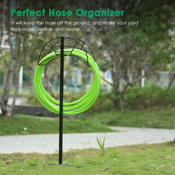 Garden Hose Stand With Quick Install Anchor Base