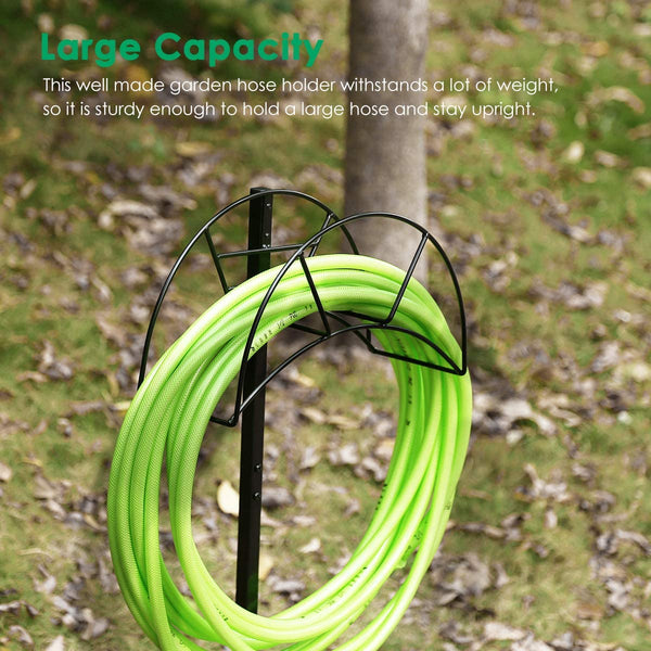 Garden Hose Stand With Quick Install Anchor Base