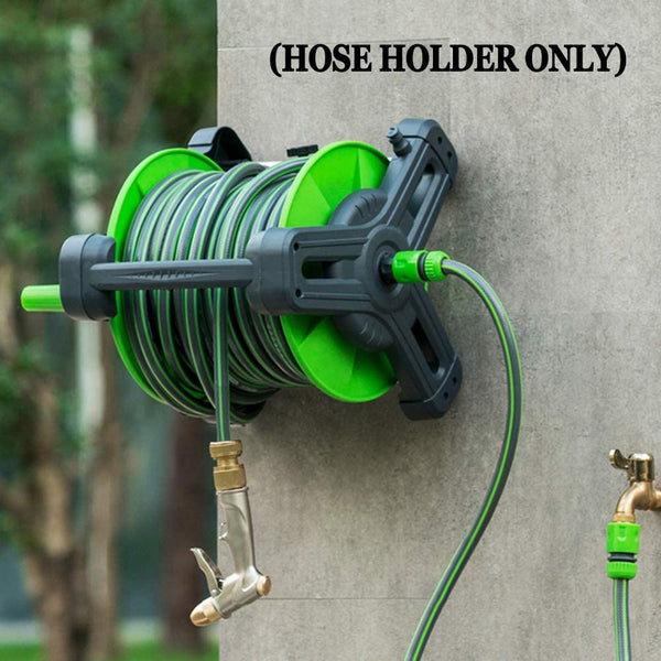 Portable/Wall Mounted Garden Hose Bracket Water Hose Pipe Reel Holder Trolley Cart