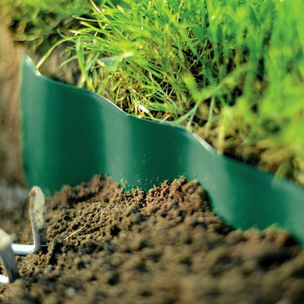 Plastic Corrugated Garden Lawn Edge